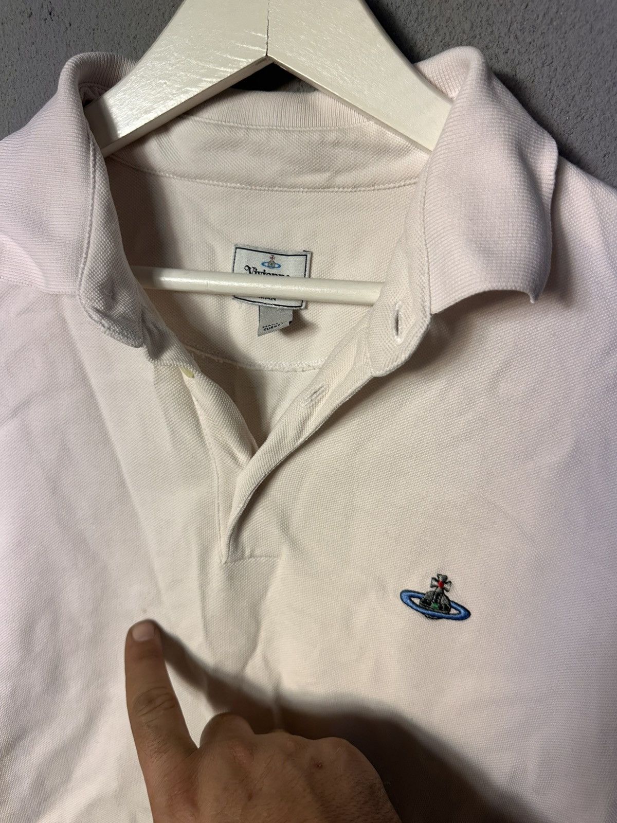 Vintage Vivienne Westwood & Blue Orb Casual Polo Shirt Size US S / EU 44-46 / 1 - 4 Thumbnail