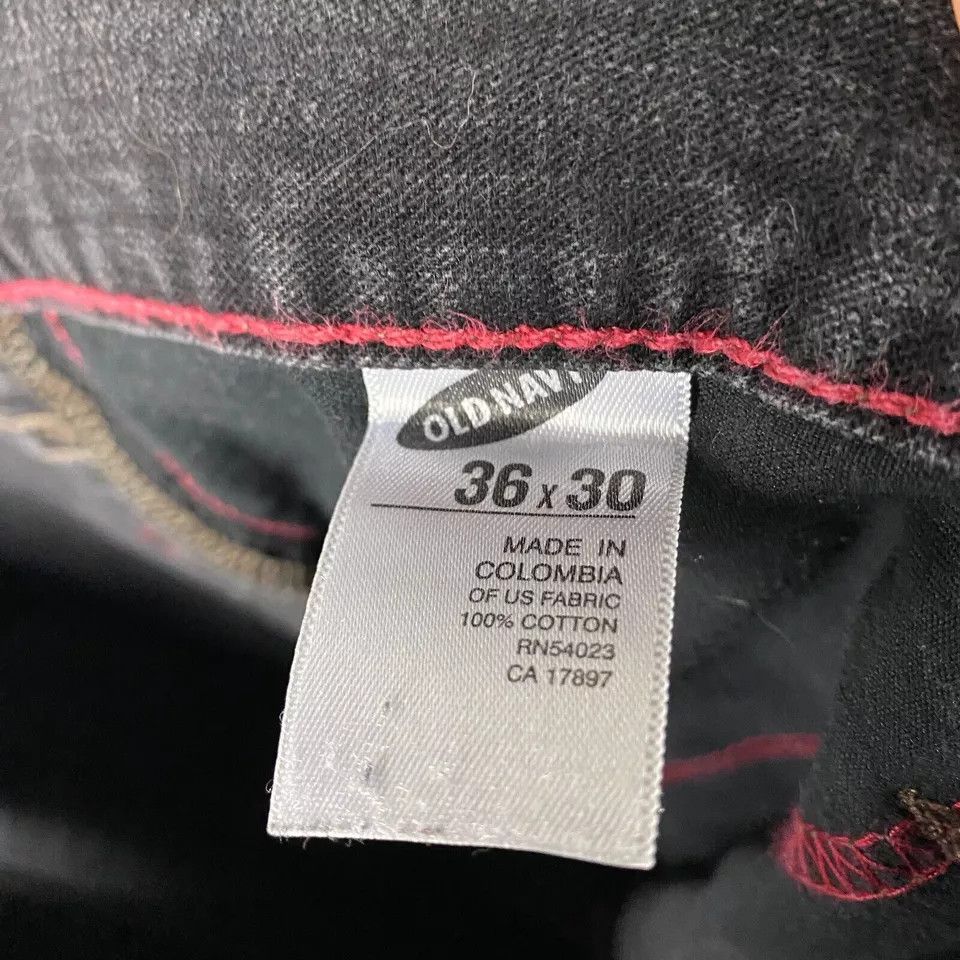 Old Navy Old Navy Jeans Men's 36x30 Straight Leg Denim Charcoal Size US 36 / EU 52 - 9 Thumbnail
