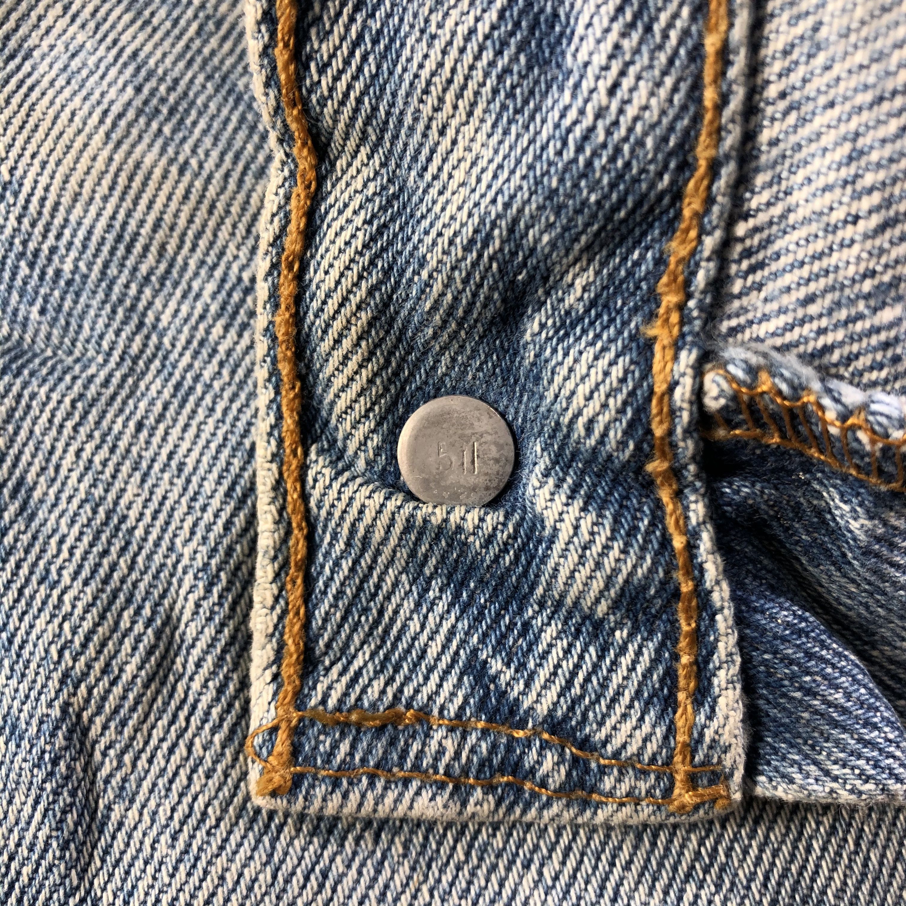 Levi's Vintage Light Wash Levis 501 Jeans-J3798 Size US 30 / EU 46 - 9 Thumbnail