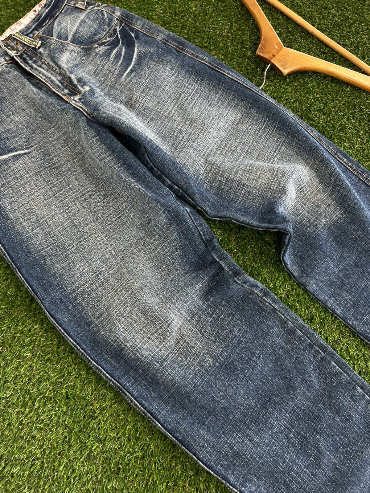 Japanese Brand Crazy Vintage Super Baggy 90’s Notoriuos BIG Jnco Jeans USA Size US 30 / EU 46 - 9 Thumbnail