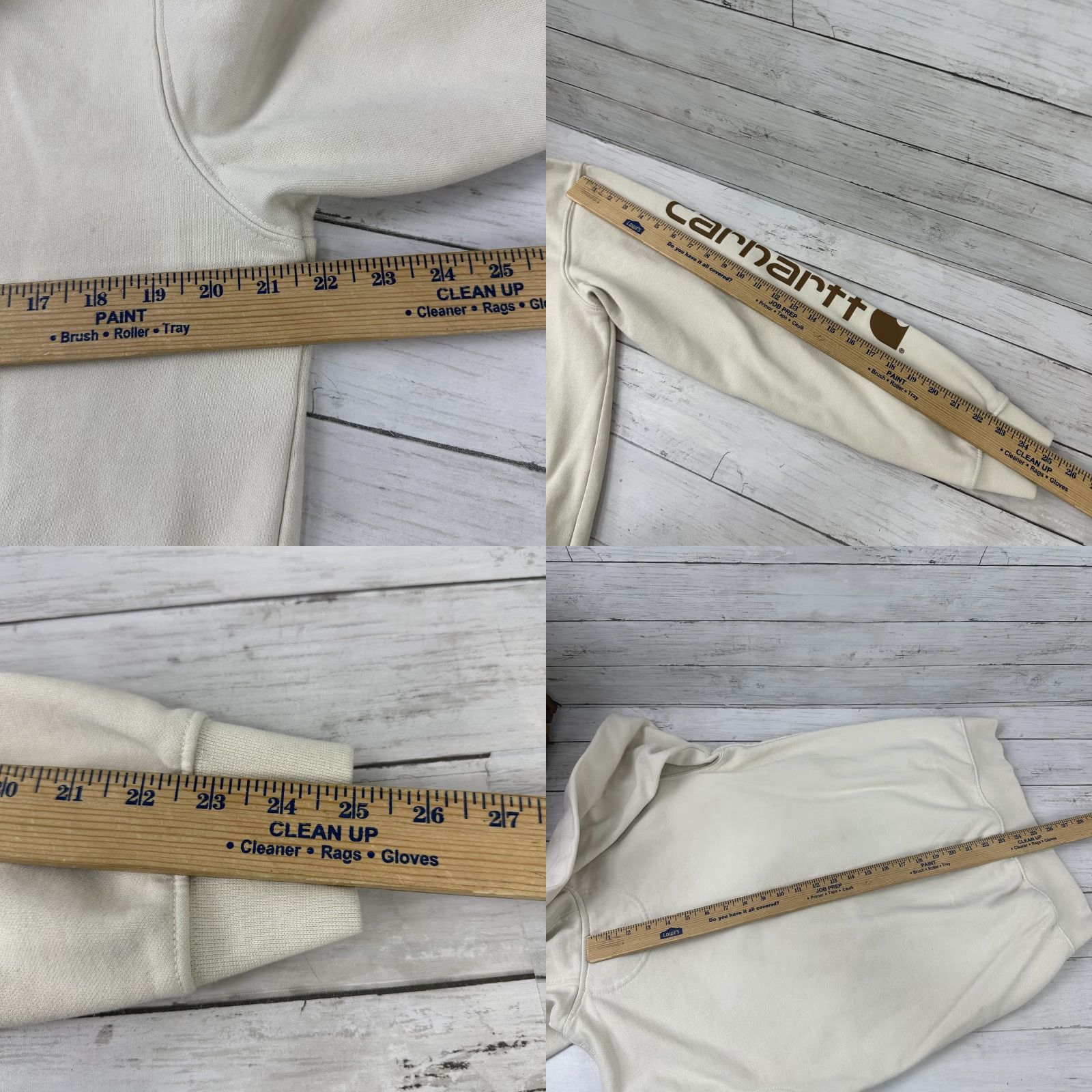 Carhartt Carhartt Gray K288 Men’s Size Small Hoodie Tan sleeve Logo Size US S / EU 44-46 / 1 - 8 Thumbnail