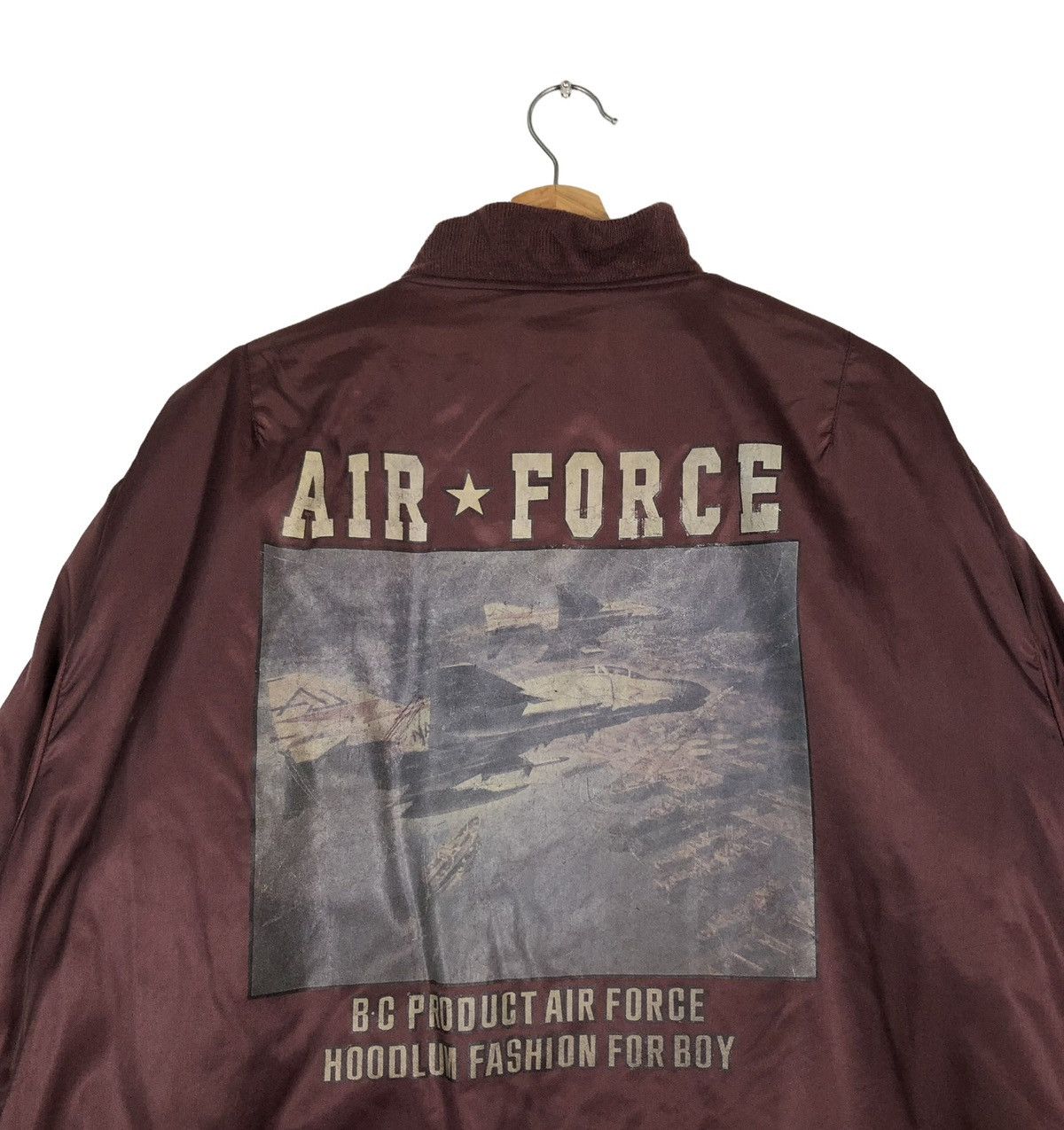Vintage 🔥VINTAGE BOMBER JACKET MA-1 DESIGN BACK FIRE USA BIG LOGO Size US L / EU 52-54 / 3 - 2 Thumbnail
