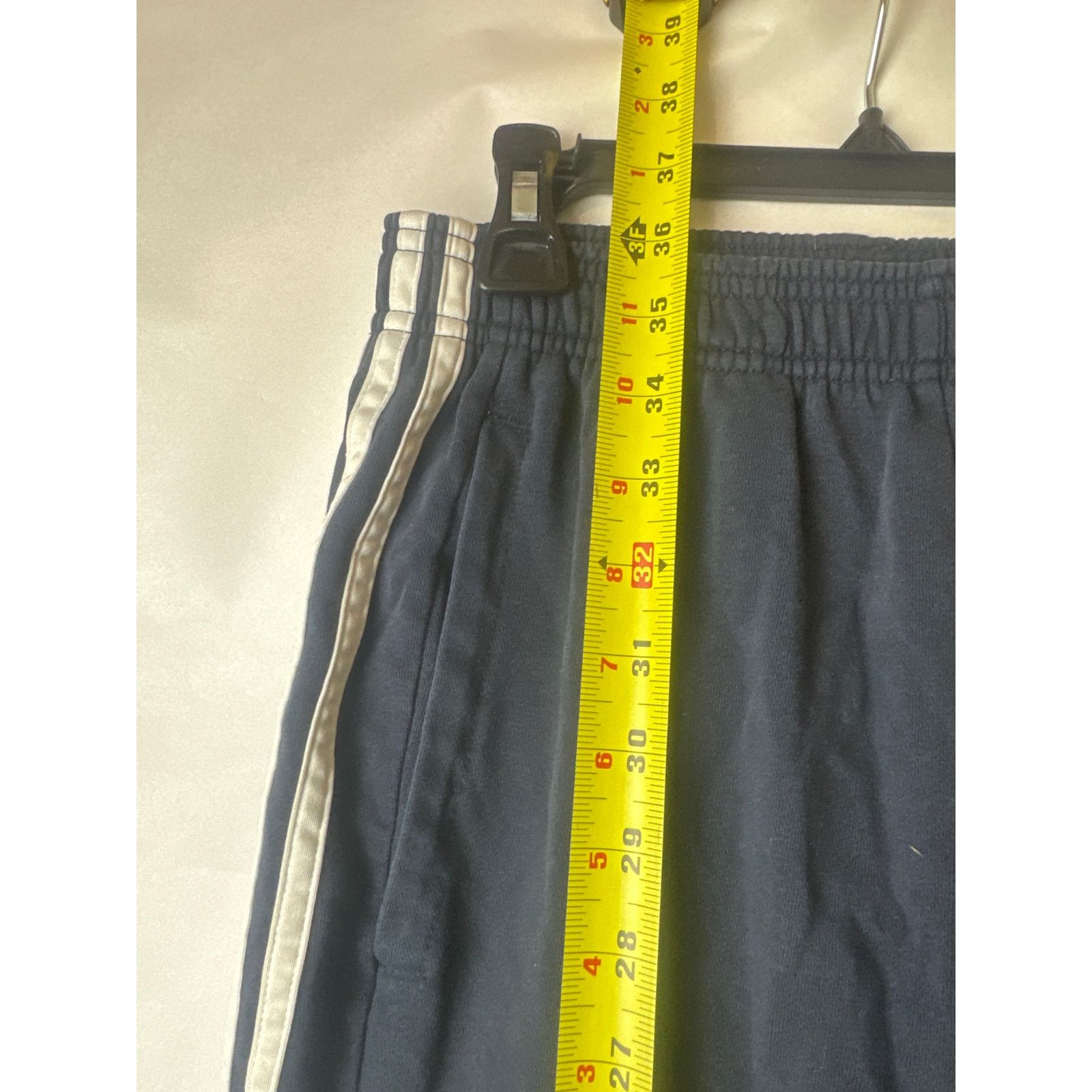 Adidas Adidas Sweat Pants Men's Size: S Navy Blue Elastic Wasit Size ONE SIZE - 3 Thumbnail