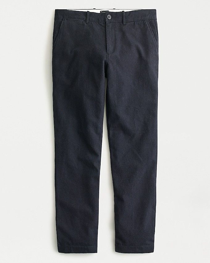 J.Crew J.Crew Men’s 484 Slim-fit Brushed Twill Pants in Navy Size US 30 / EU 46 - 1 Thumbnail