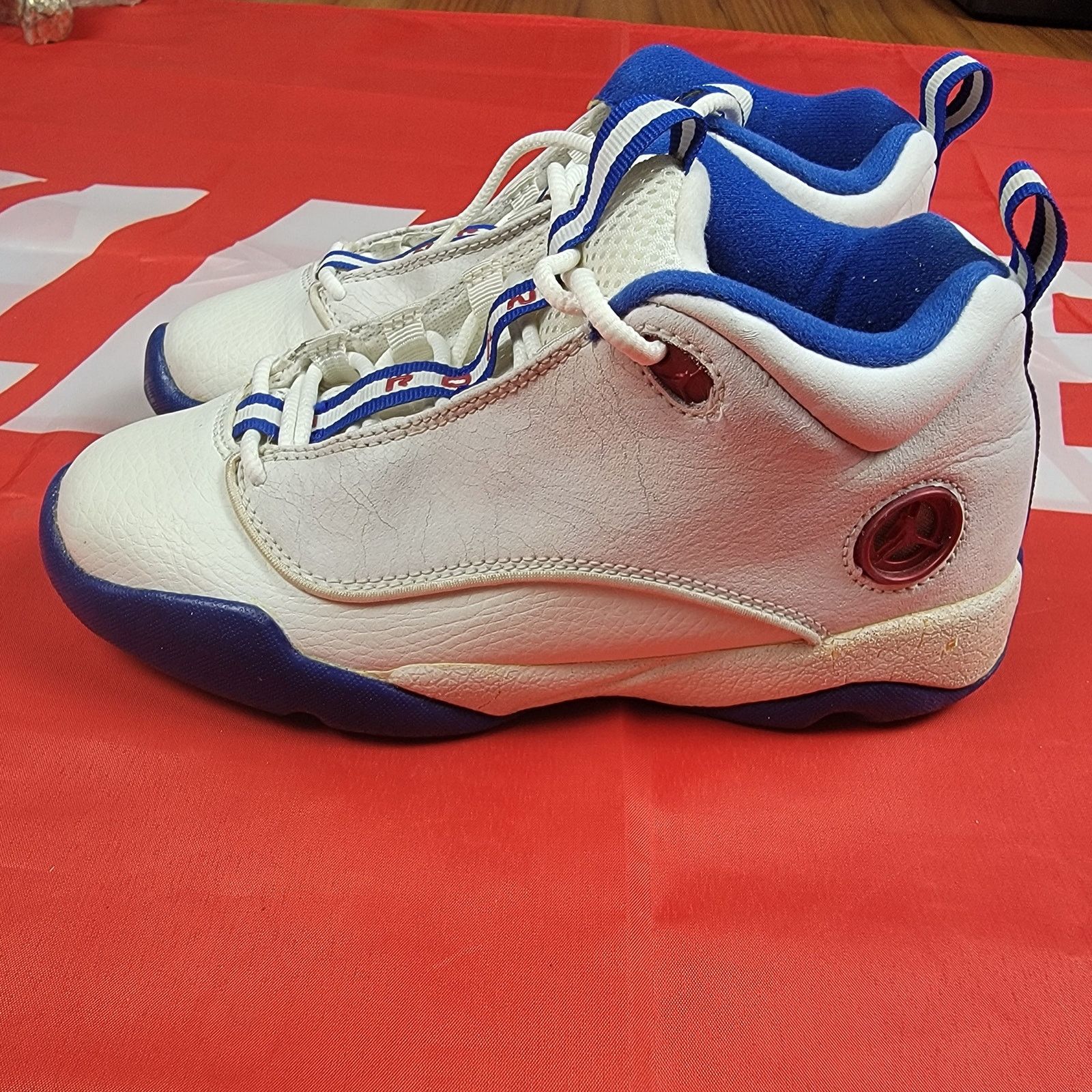 Jordan Brand Jordan Jumpman Quick 'White Sport Royal' (GS) Sz 4Y 308294 Size US 5.5 / IT 35.5 - 1 Thumbnail