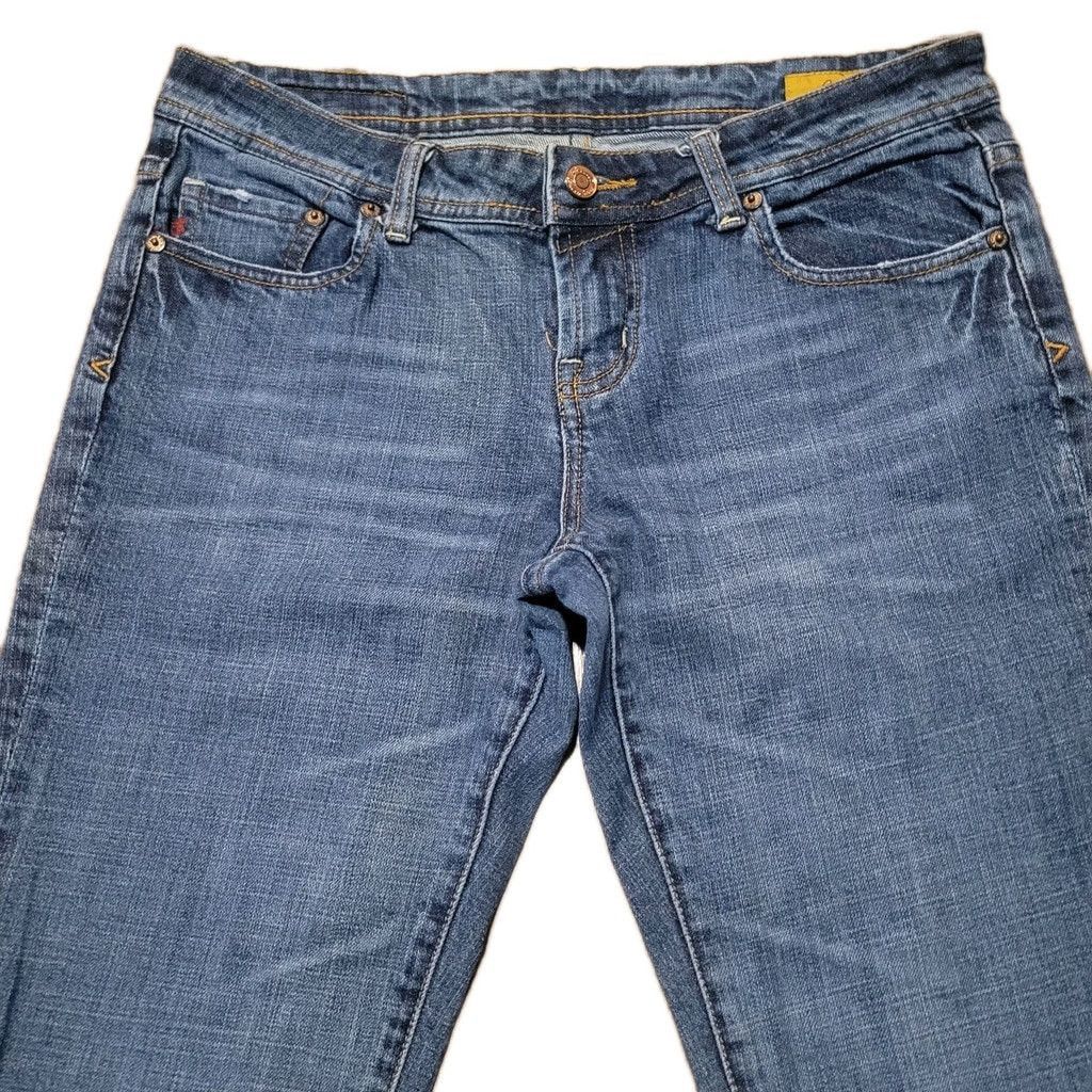 Seven 7 Seven 7 Classic Flare Stretch Blue Jeans Size 31 Inseam 34" Size 31" - 6 Thumbnail
