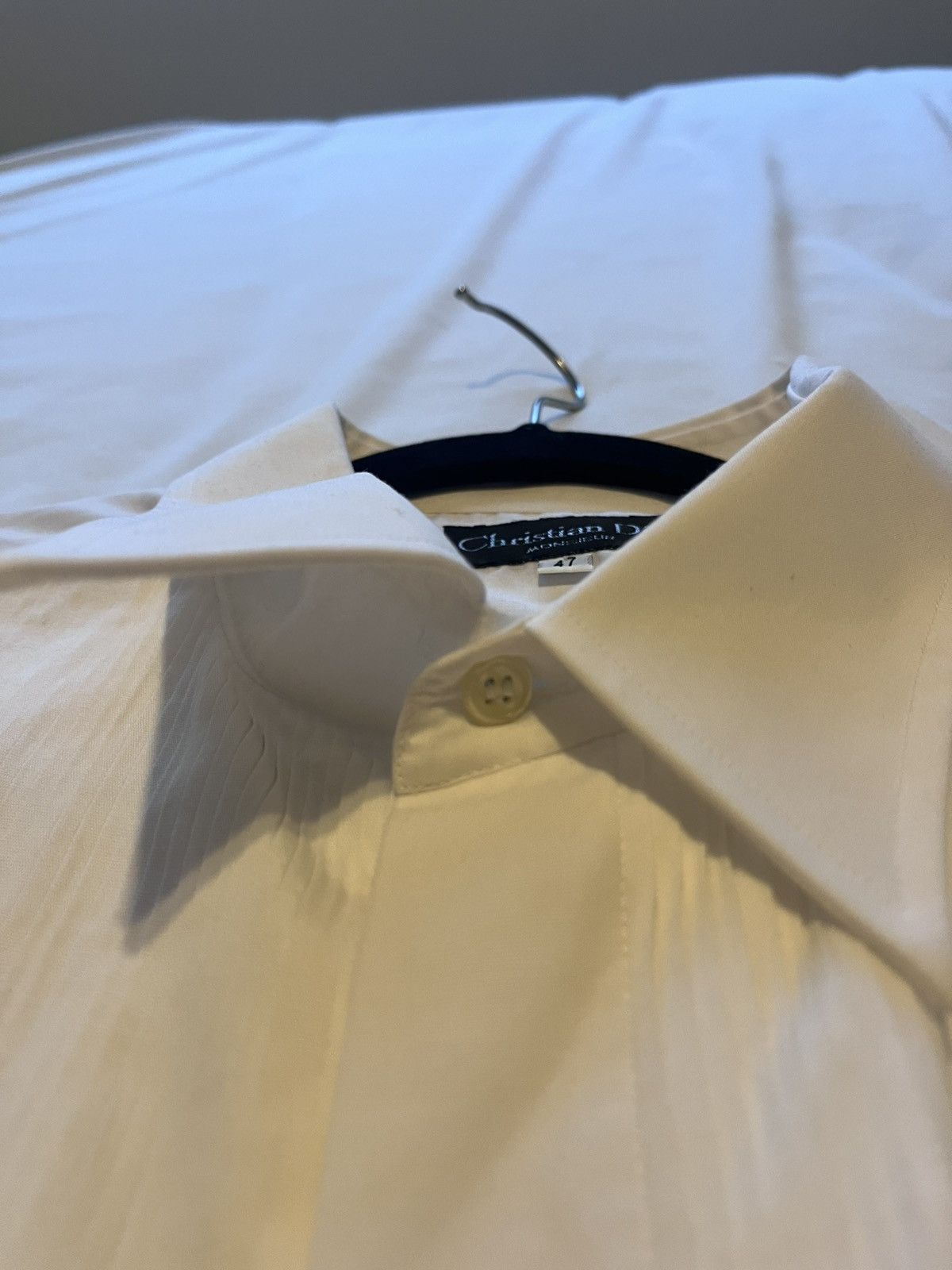 Dior Christian Dior Monsieur Tuxedo Dress Shirt 47 Size 48R - 3 Thumbnail