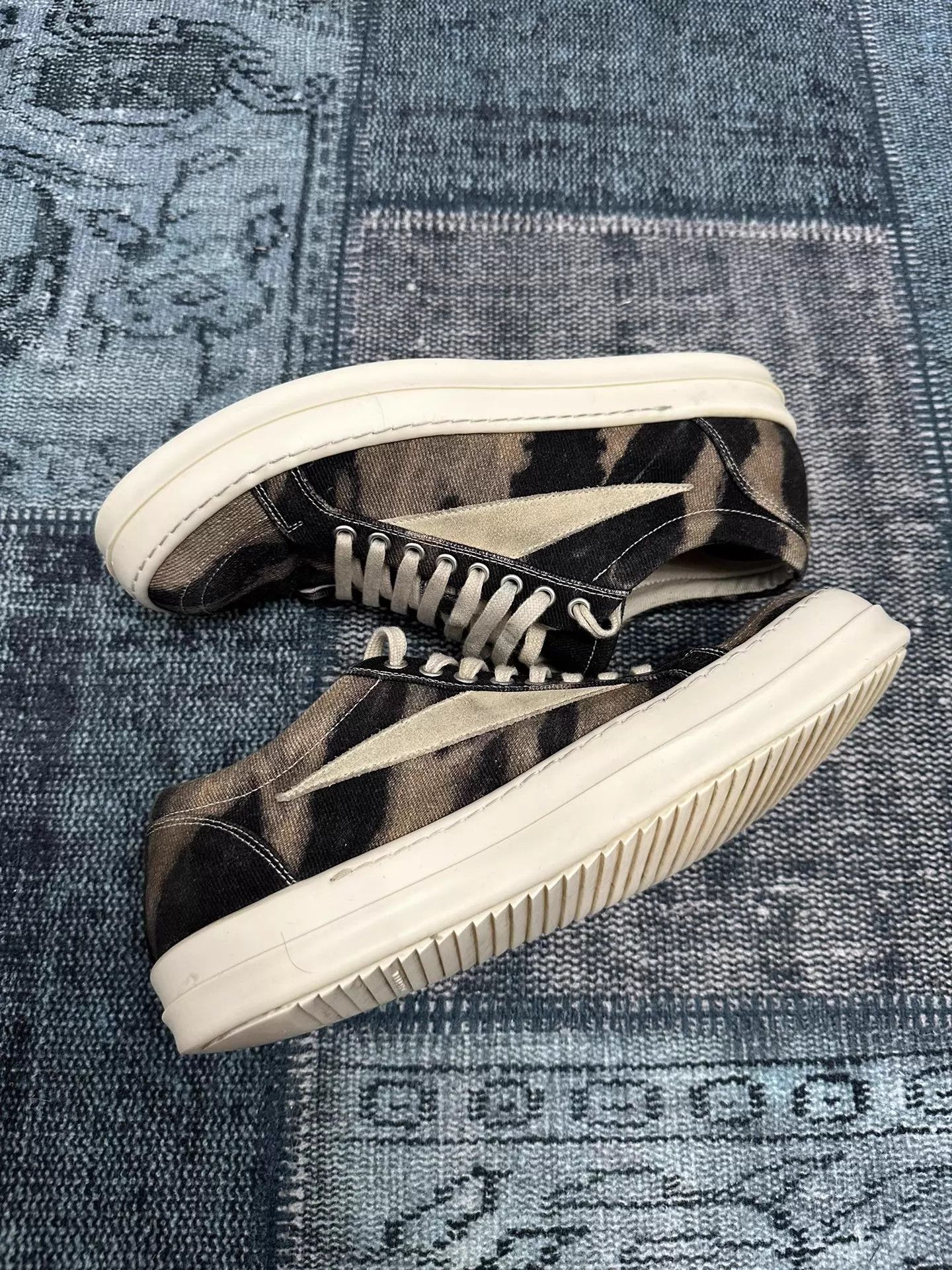 Rick Owens Rick Owens DRKSHDW Flame Tie-Dye Converse-Style 43 Naked Size US 10 / EU 43 - 1 Thumbnail
