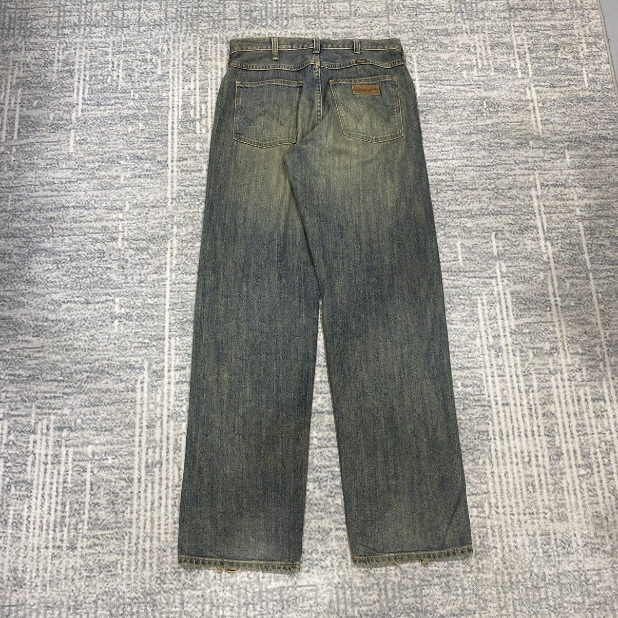 Beauty Beast × Le Grande Bleu (L.G.B.) × Vintage Sick☠️ Wrangler Mud Wash Jeans 80s 90s Dirty Size US 31 - 10 Thumbnail
