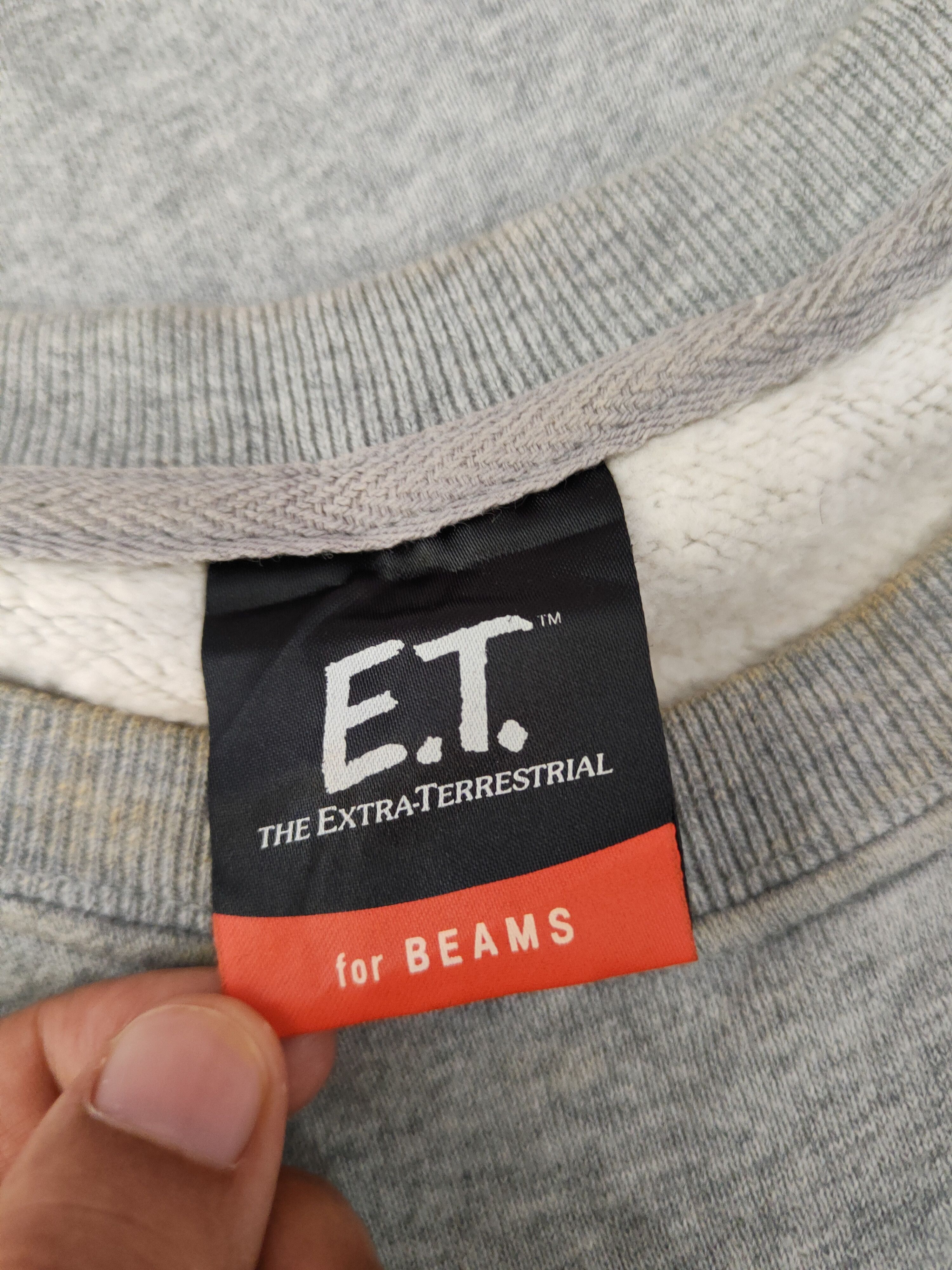 Universal Studios Beams X E.T Universal studio movie Sweatshirts #S2567 Size US L / EU 52-54 / 3 - 14 Thumbnail