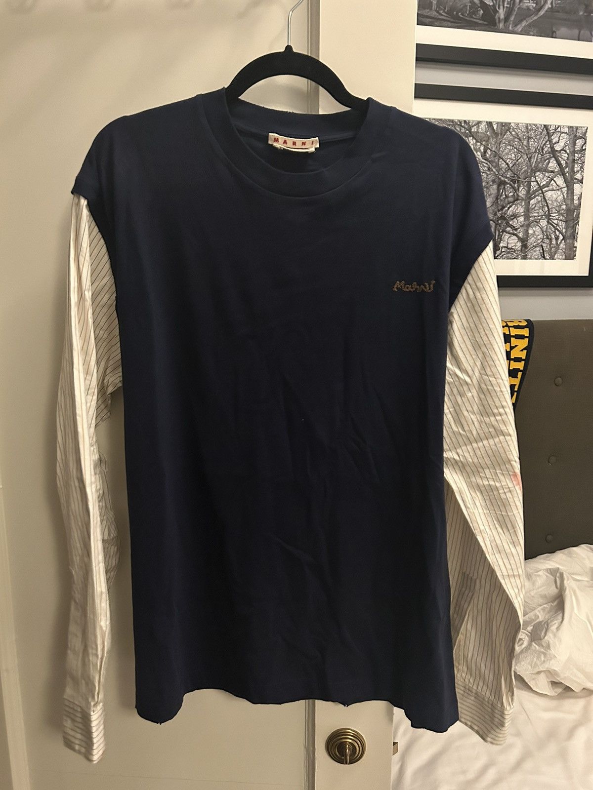 Marni Marni Long sleeve T-Shirt Size US L / EU 52-54 / 3 - 1 Thumbnail