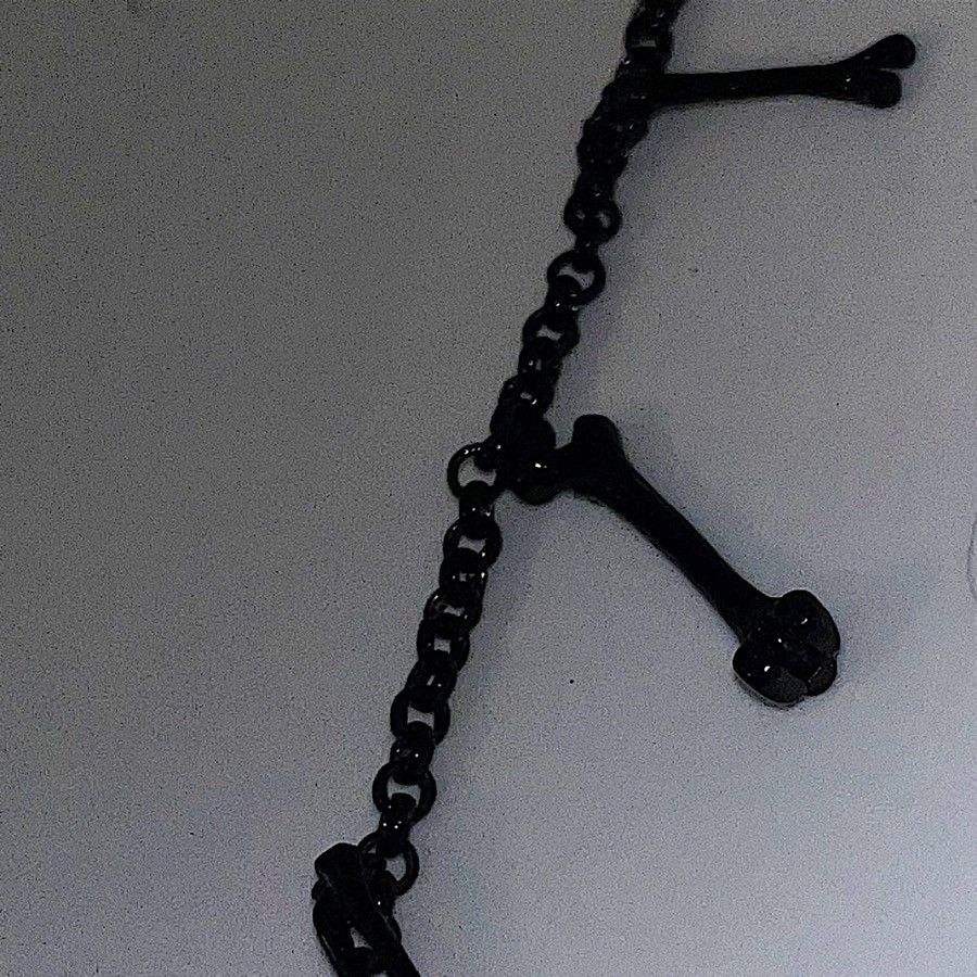 Alexander McQueen Authentic Vintage McQueen Oxidized Brass Gothic Necklace Size ONE SIZE - 5 Thumbnail