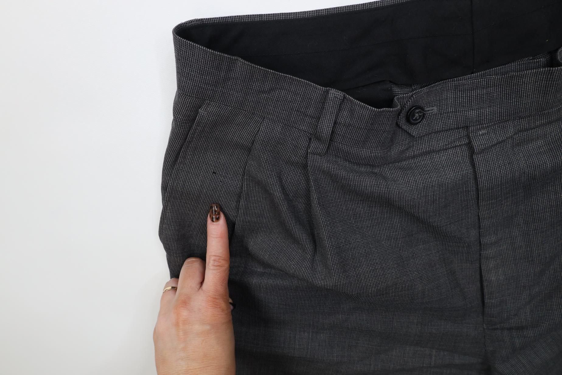 Vintage Vintage 90s Y2K Streetwear Houndstooth Wide Leg Chino Pants Size US 38 / EU 54 - 7 Thumbnail