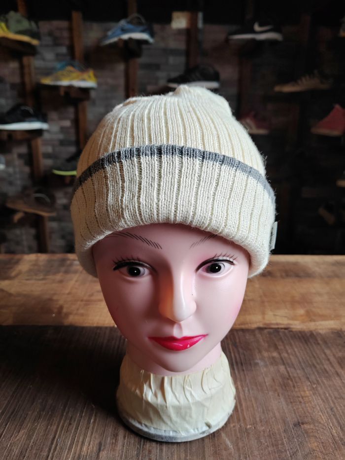 Japanese Brand Vintage Point Square Snowcap Beanie Size ONE SIZE - 1 Thumbnail