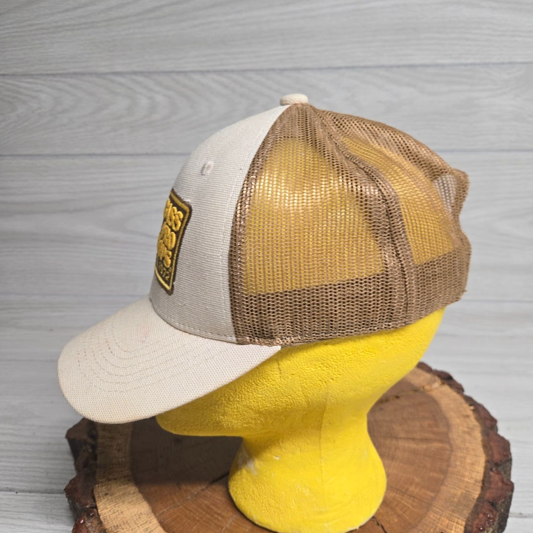 Bass Pro Shops Bass Pro Shops Hat Men'sOne Size Adjustable Brown Outdoor Deer Logo Snapback Cap Casual Hunting Athletics Size ONE SIZE - 4 Thumbnail