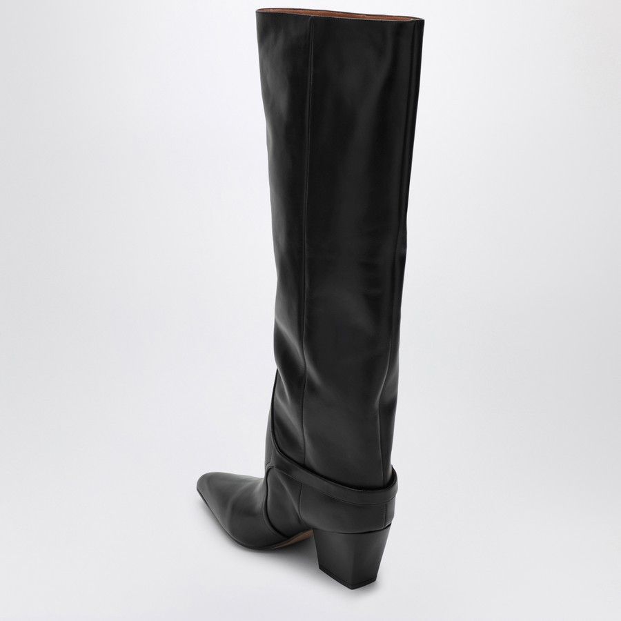 Paris Texas o1d2blof0924 Leather High Boots in Black Size US 9 / IT 39 - 4 Thumbnail