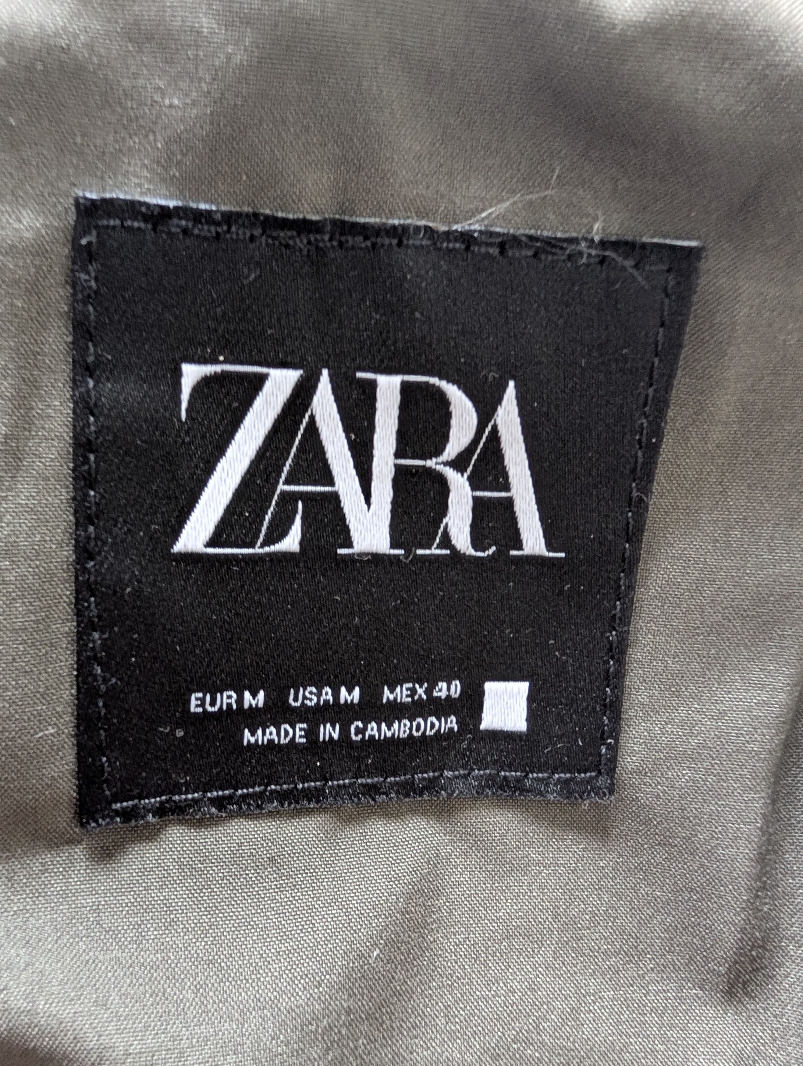 Zara Zara Mens' Boxy Fit Quilted Pocket Puffer Jacket Size US M / EU 48-50 / 2 - 4 Thumbnail