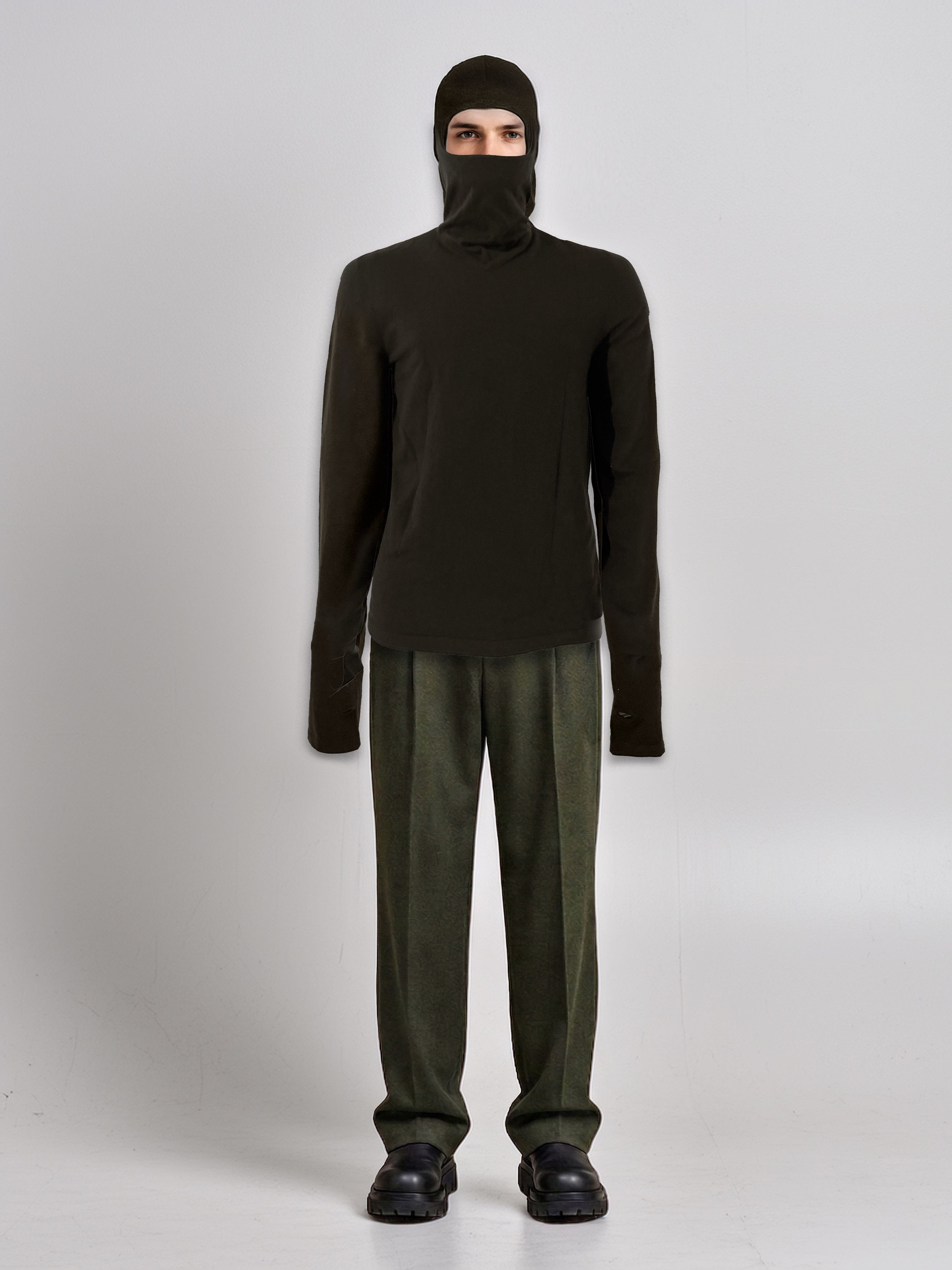 Bottega Veneta Fine-Gauge Cashmere Balaclava Hoodie Size US M / EU 48-50 / 2 - 3 Thumbnail