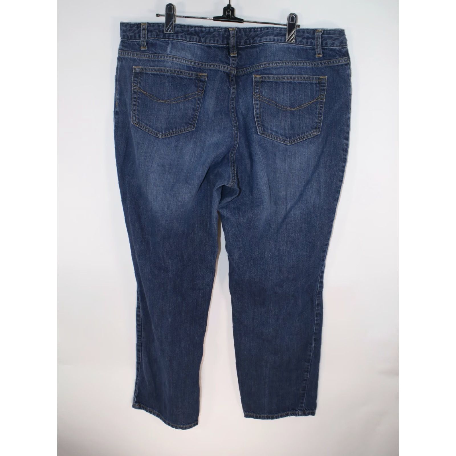 Vintage Hill Boot Cut Jeans Med Wash Blue 16P 36X26 Jeggings Short Women's Size 36" / US 14 / IT 50 - 4 Thumbnail