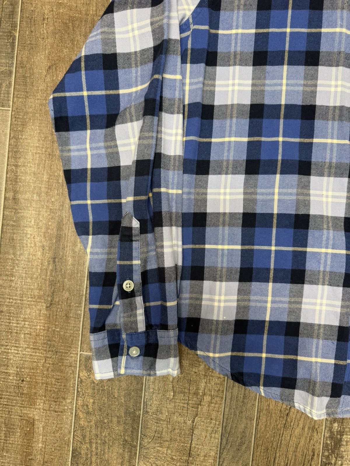 Pendleton Pendleton Board Shirt Blue Yellow Plaid Flannel Button Size US S / EU 44-46 / 1 - 2 Thumbnail