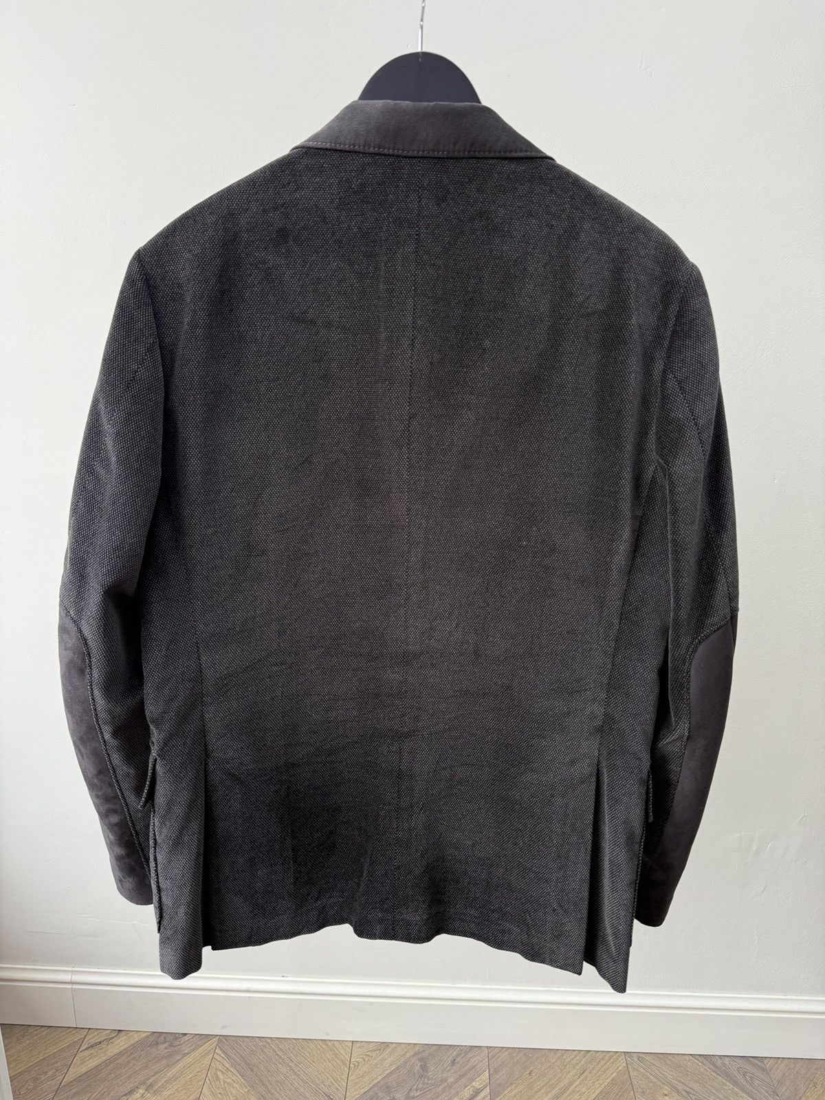 Corneliani Vintage Corneliani ID Blazer Jacket Brown Textured Cotton Size 48R - 10 Thumbnail
