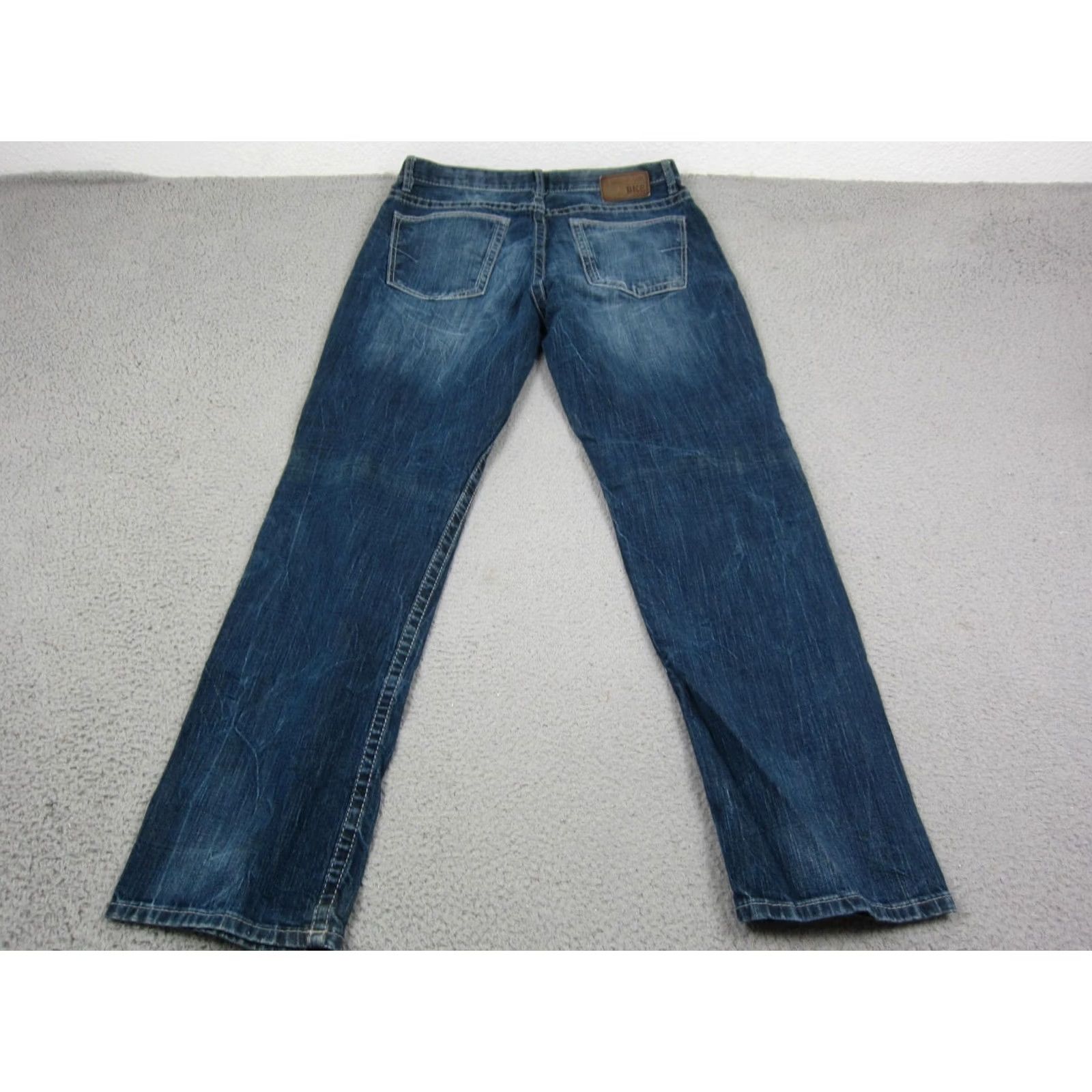 Vintage Buckle BKE Tyler Straight Leg Jeans Adult W 32 L 34 Blue Denim Pants Casual Mens Size US 32 / EU 48 - 7 Thumbnail