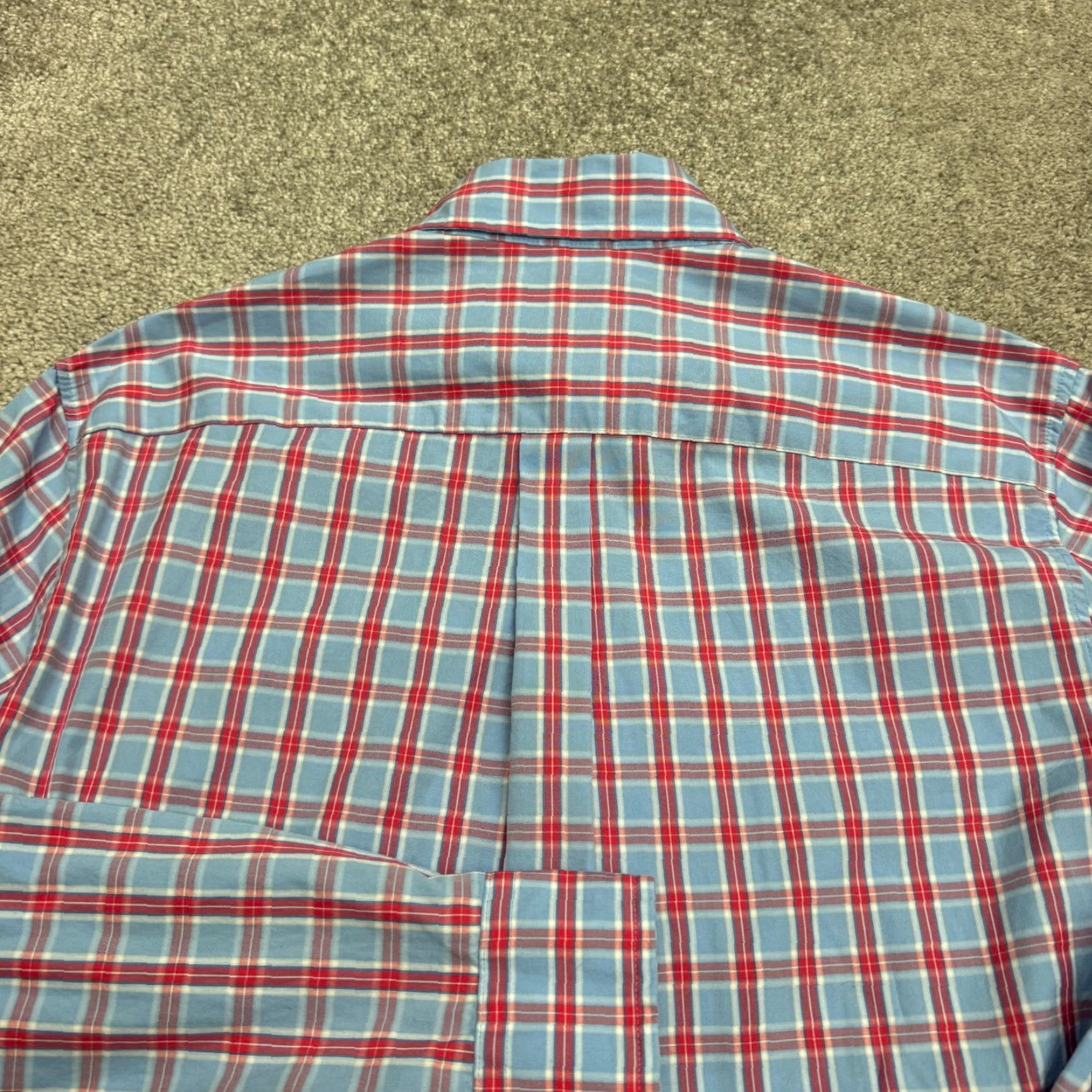 Vineyard Vines Vineyard Vines Plaid Button-Down Shirt Mens Small Blue Red Long Sleeve Cotton Shirt Size US S / EU 44-46 / 1 - 4 Thumbnail
