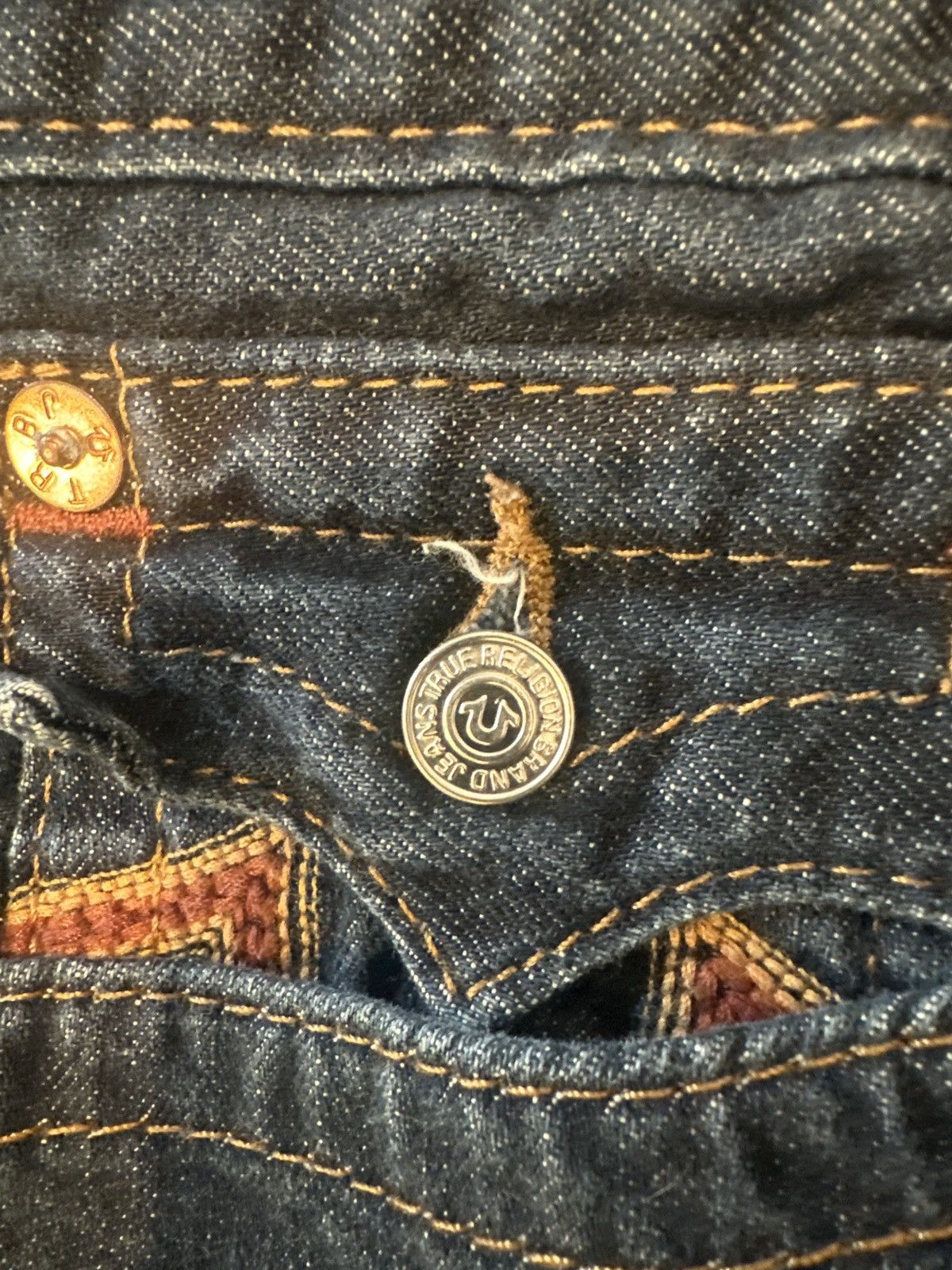 True Religion Rare True Religion Straight-Leg Jeans-Super T Stitch Size US 30 / EU 46 - 8 Thumbnail
