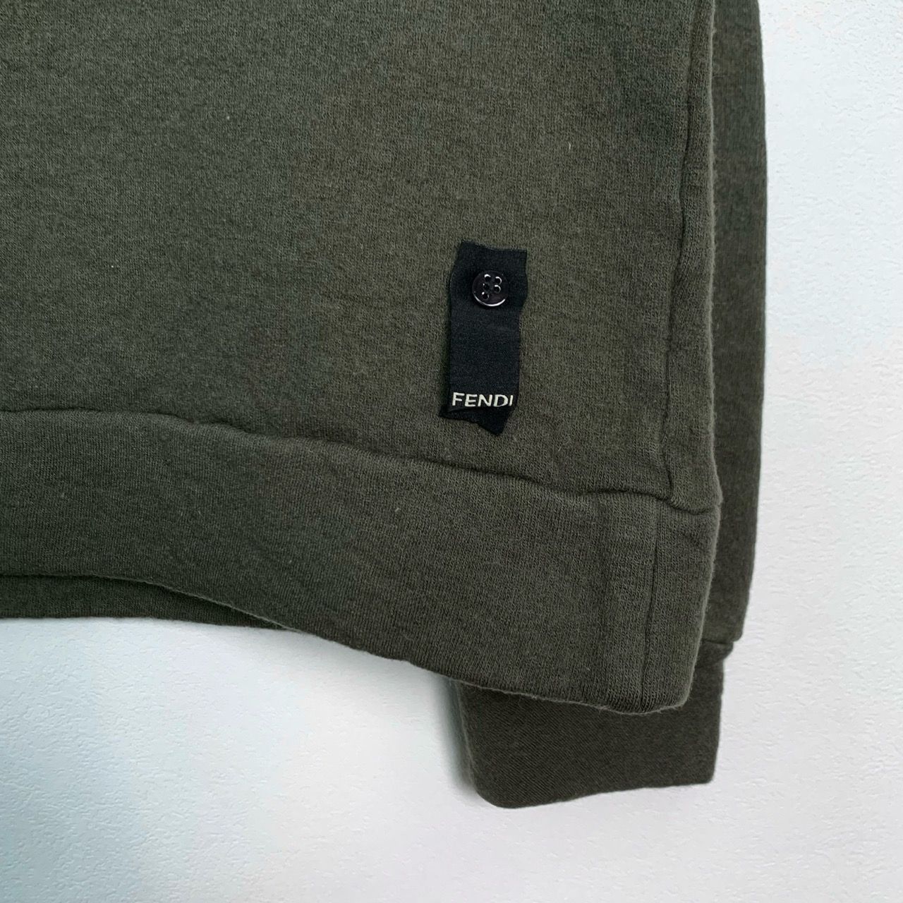 Fendi Fendi Dark Green Little Monster Embroidered Sweatshirt Size Size XXL / US 16-18 / IT 52-54 - 4 Thumbnail