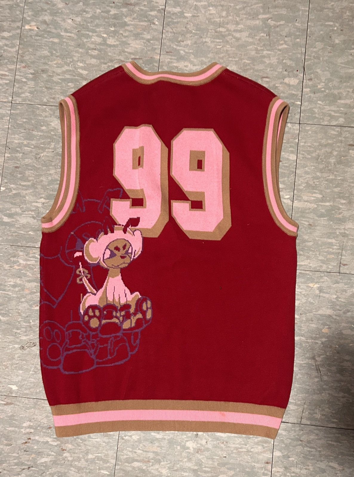 Happy99 Happy99 Basketball Sweater vest Size US XL / EU 56 / 4 - 2 Thumbnail