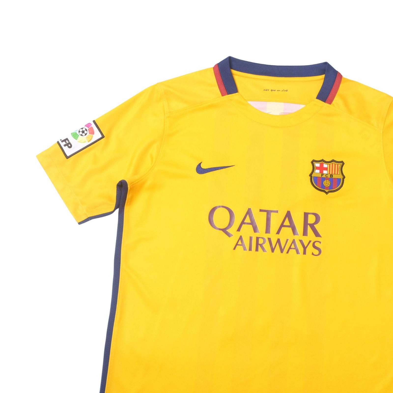 Nike 2015/16 Barcelona Away Shirt Nike (M) Size US M / EU 48-50 / 2 - 3 Thumbnail