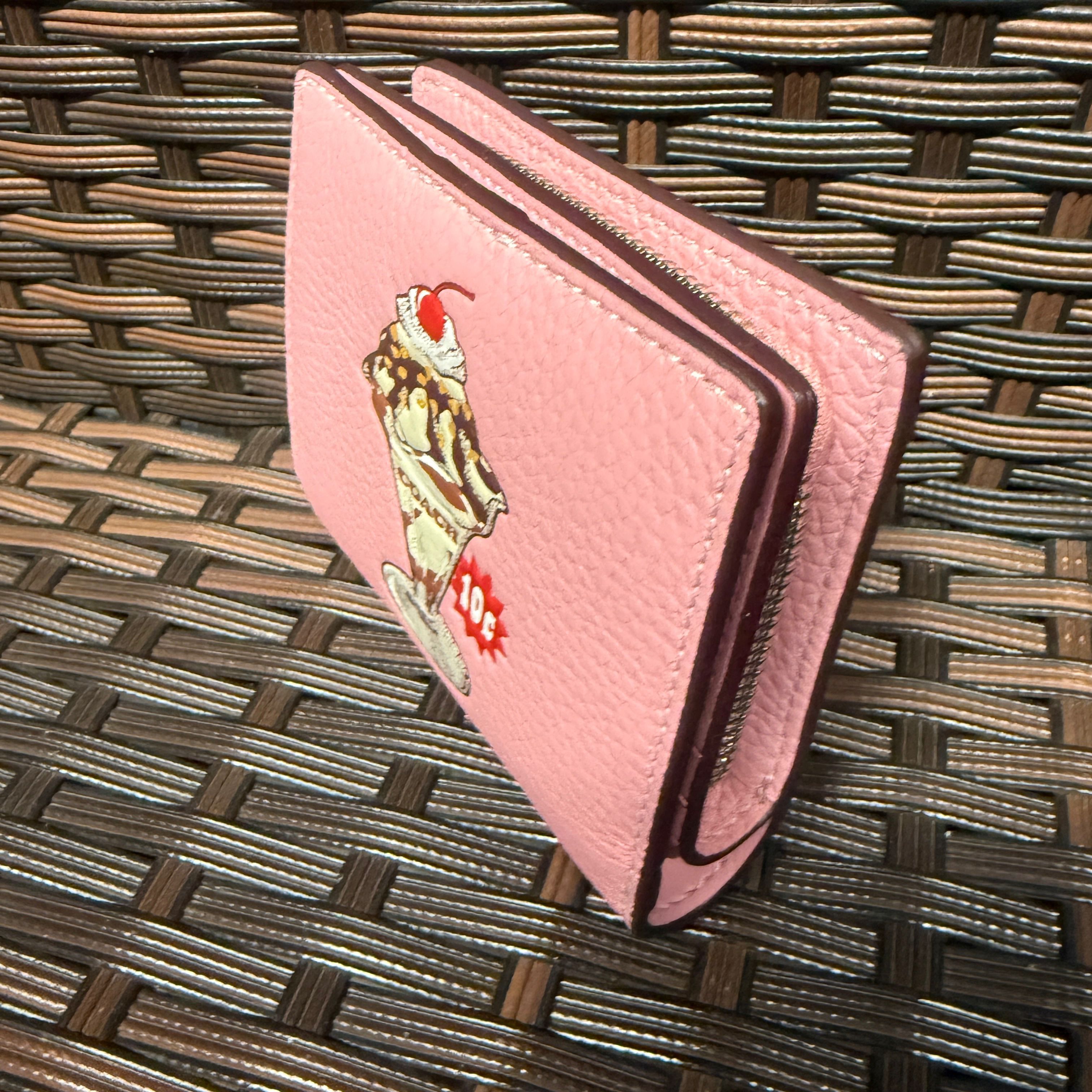coach Snap Wallet With Sundae Graphic cu385