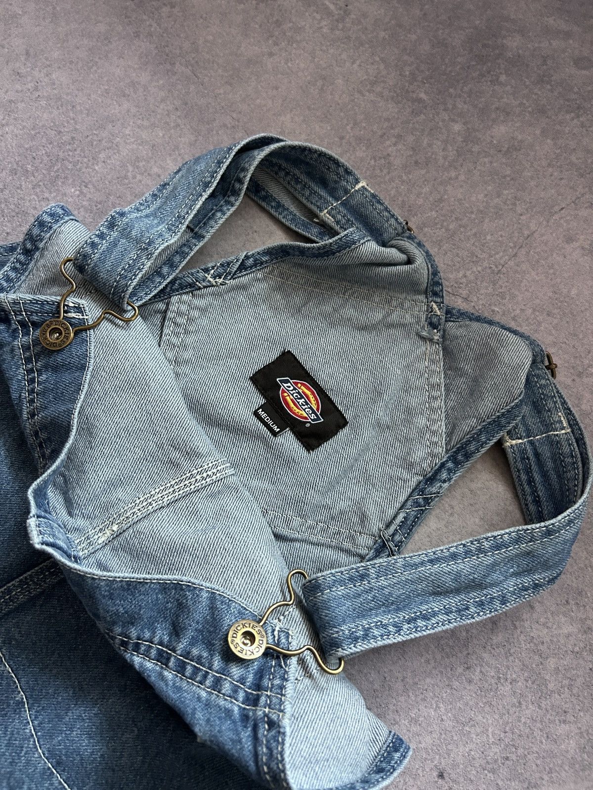 Dickies × Vintage Dickies jeans worker suit bib overalls mens Size M Size US 32 / EU 48 - 8 Thumbnail