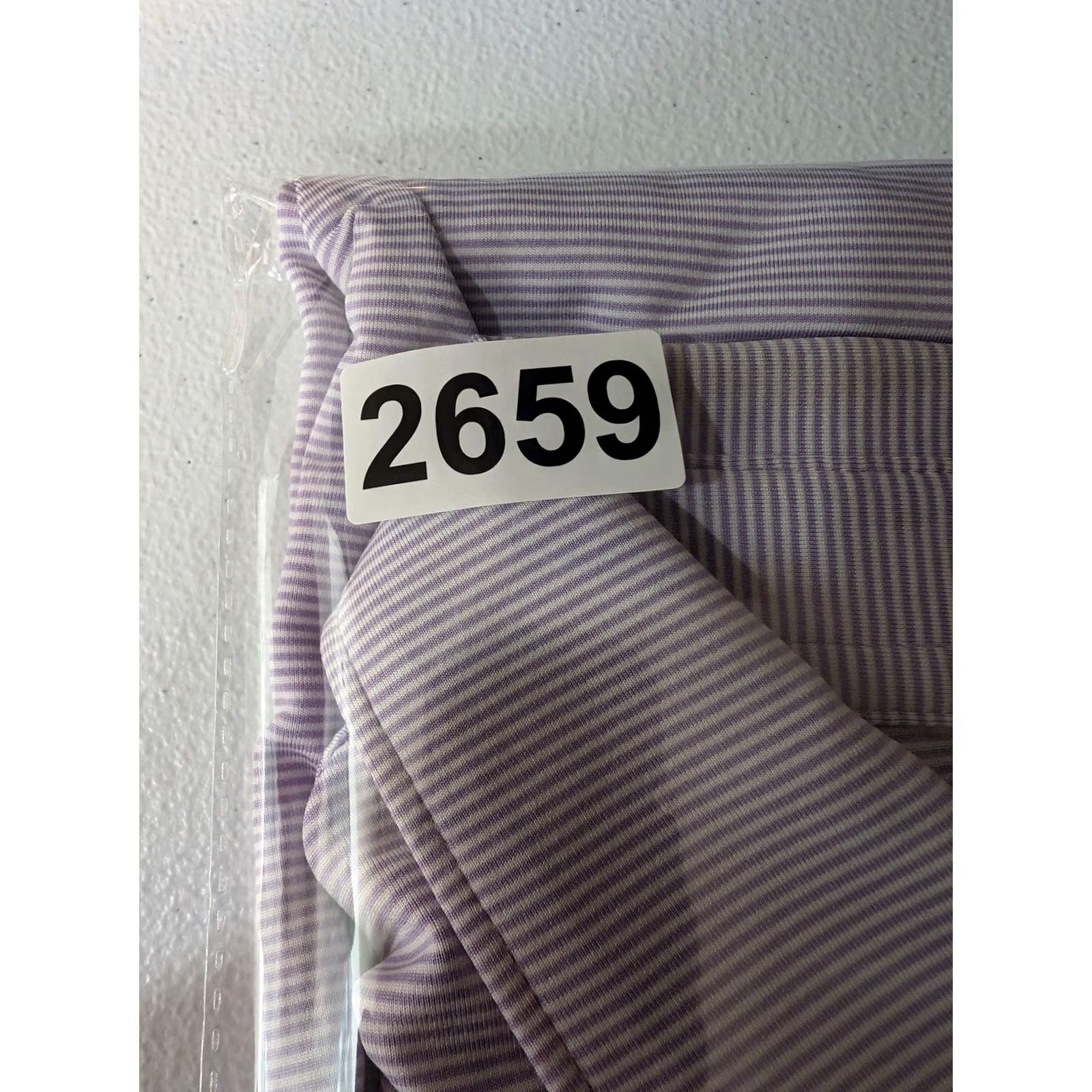 Peter Millar Peter Millar Polo Shirt Mens L Purple White Stripe Summer Comfort Golf Tech Size US L / EU 52-54 / 3 - 8 Thumbnail