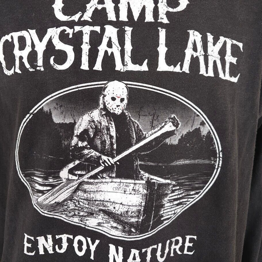 Other Friday The 13th T Shirt Mens Size Medium Black Camp Crystal Size US M / EU 48-50 / 2 - 2 Thumbnail