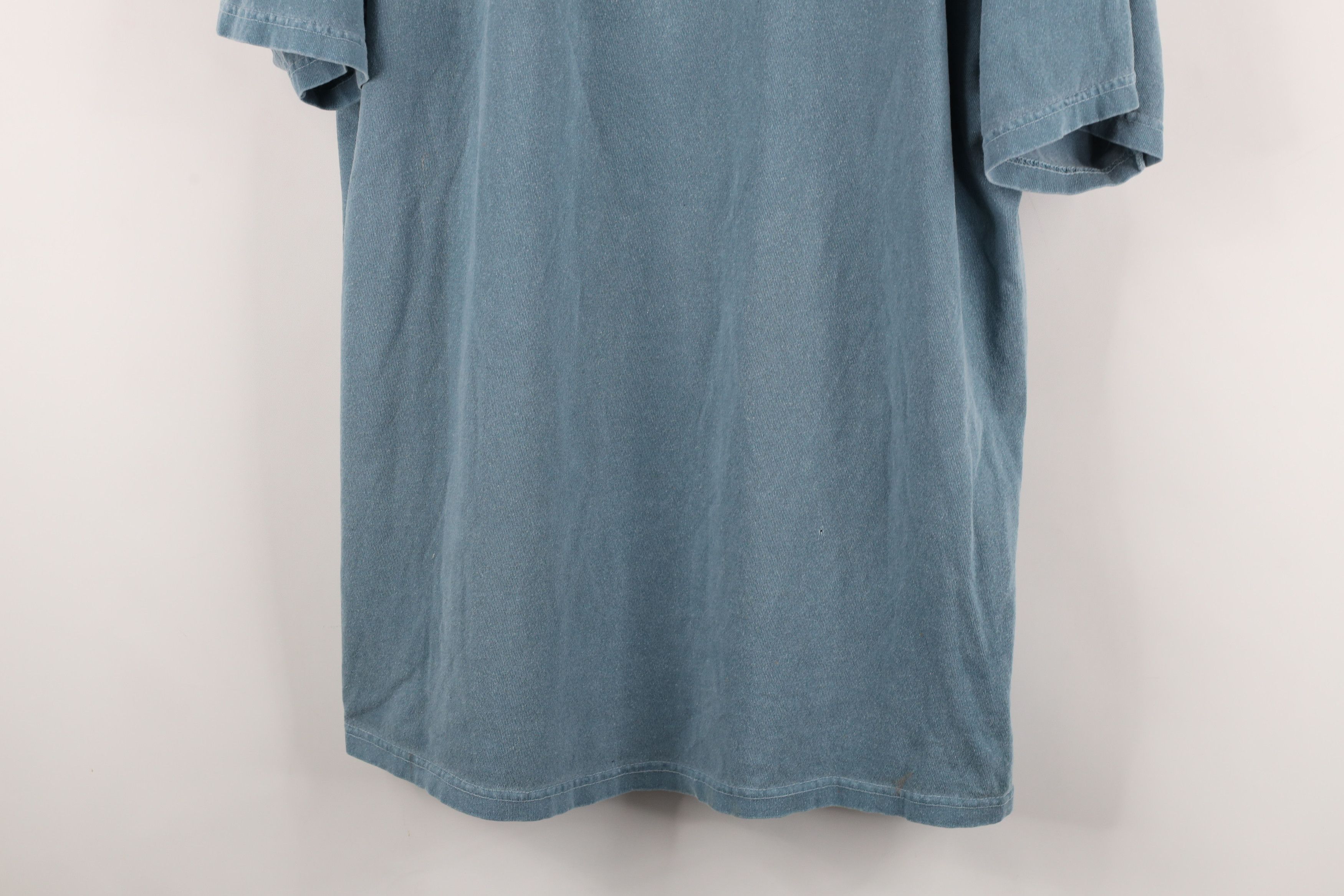 Vintage Vintage 90s Streetwear The Moorings St Martin T-Shirt Teal Size US XXL / EU 58 / 5 - 3 Thumbnail