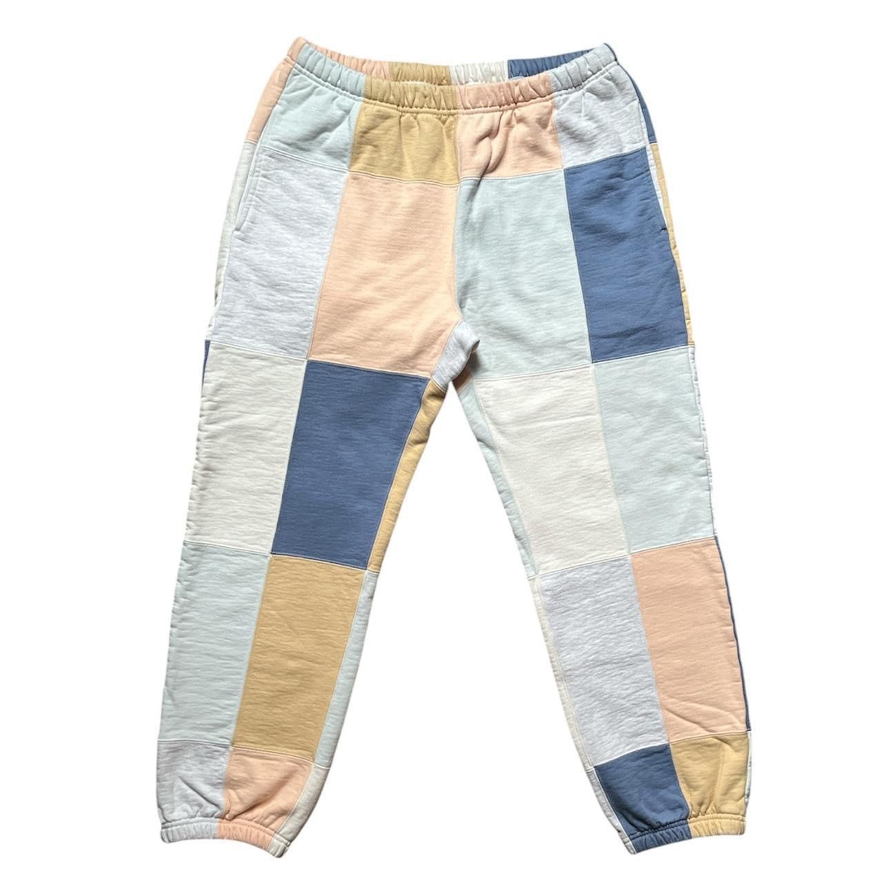 Supreme RARE 2017 supreme pastel patchwork sweatpants Size US 31 - 1 Thumbnail