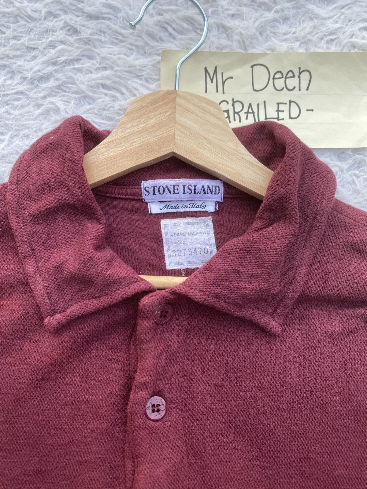 Stone Island Vintage Stone Island Marina Polo Shirt from SS 1995 Size US M / EU 48-50 / 2 - 8 Thumbnail
