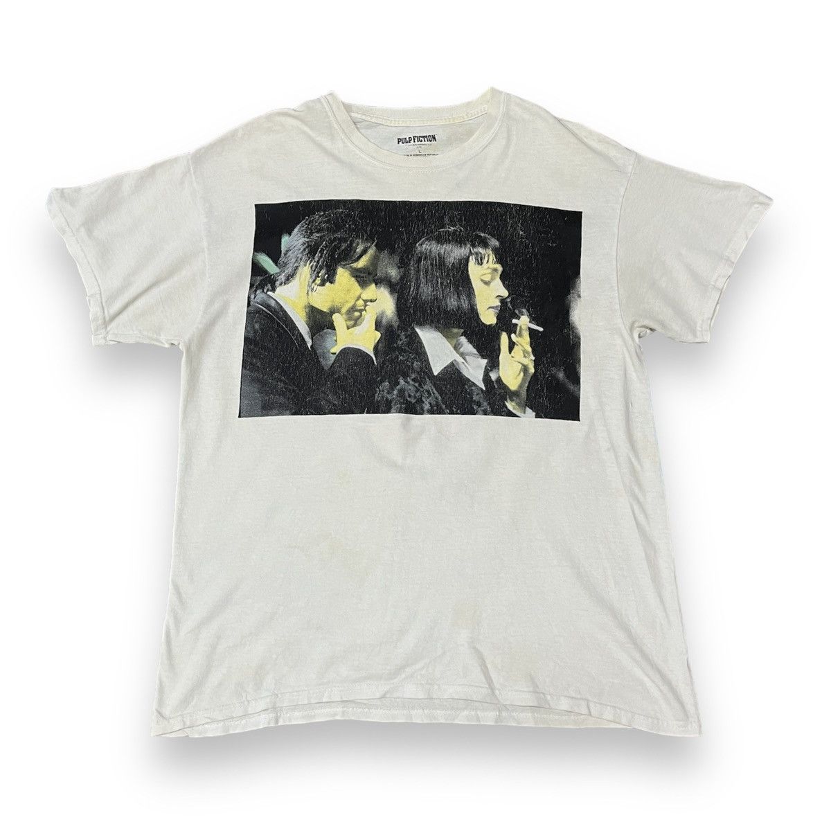 Other Pulp Fiction Movie John Travolta Uma Thurman TShirt Size US L / EU 52-54 / 3 - 18 Thumbnail