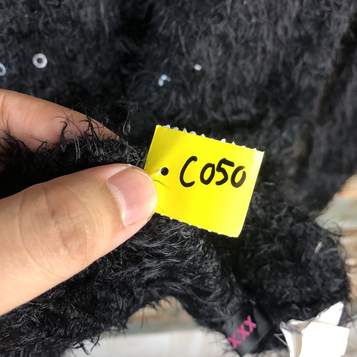 Homespun Knitwear × Japanese Brand DL Chuxxx Black mohair shaggy fur Knitwear #C050 Size S / US 4 / IT 40 - 13 Thumbnail