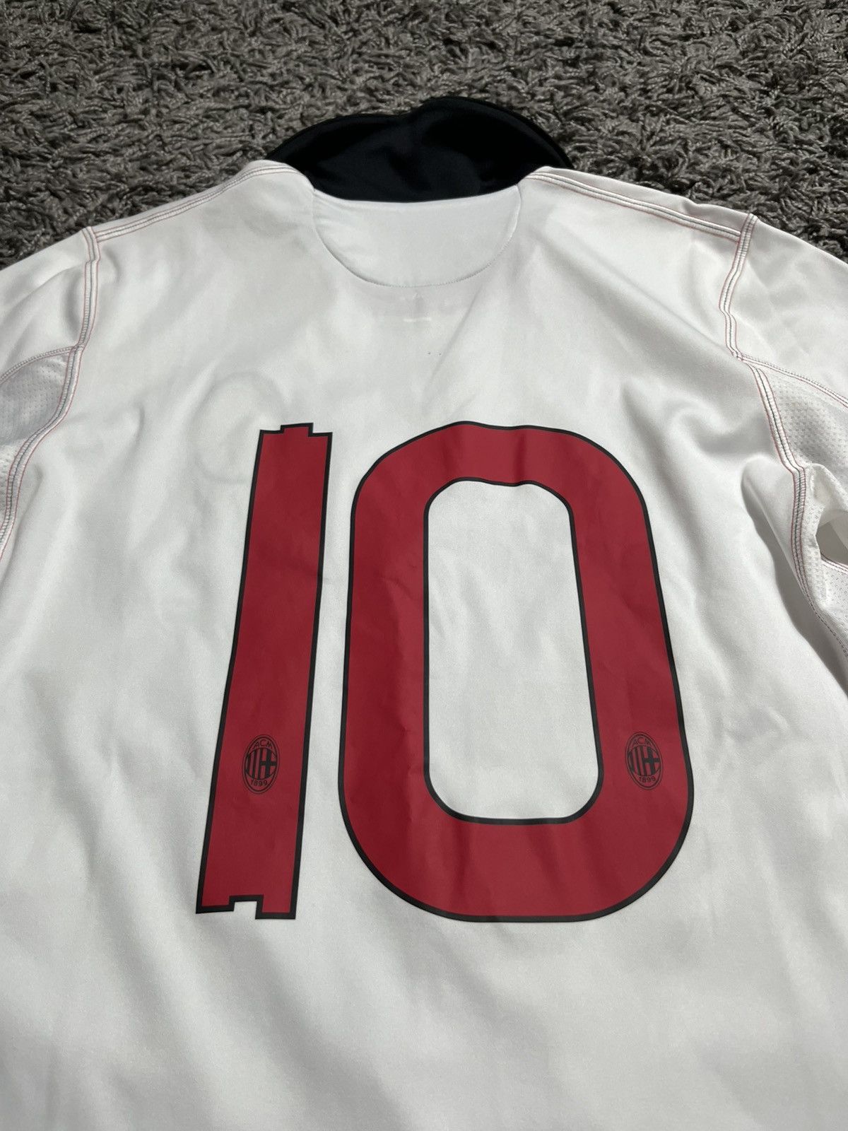 Adidas AC MILAN ADIDAS 2010/11 FORMOTION PLAYER ISSUE SOCCER JERSEY Size US M / EU 48-50 / 2 - 8 Thumbnail