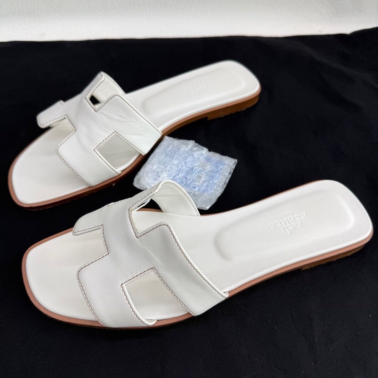 Hermes Hermes White Sandals us_8-5 Women Size US 8.5 / IT 38.5 - 1 Thumbnail