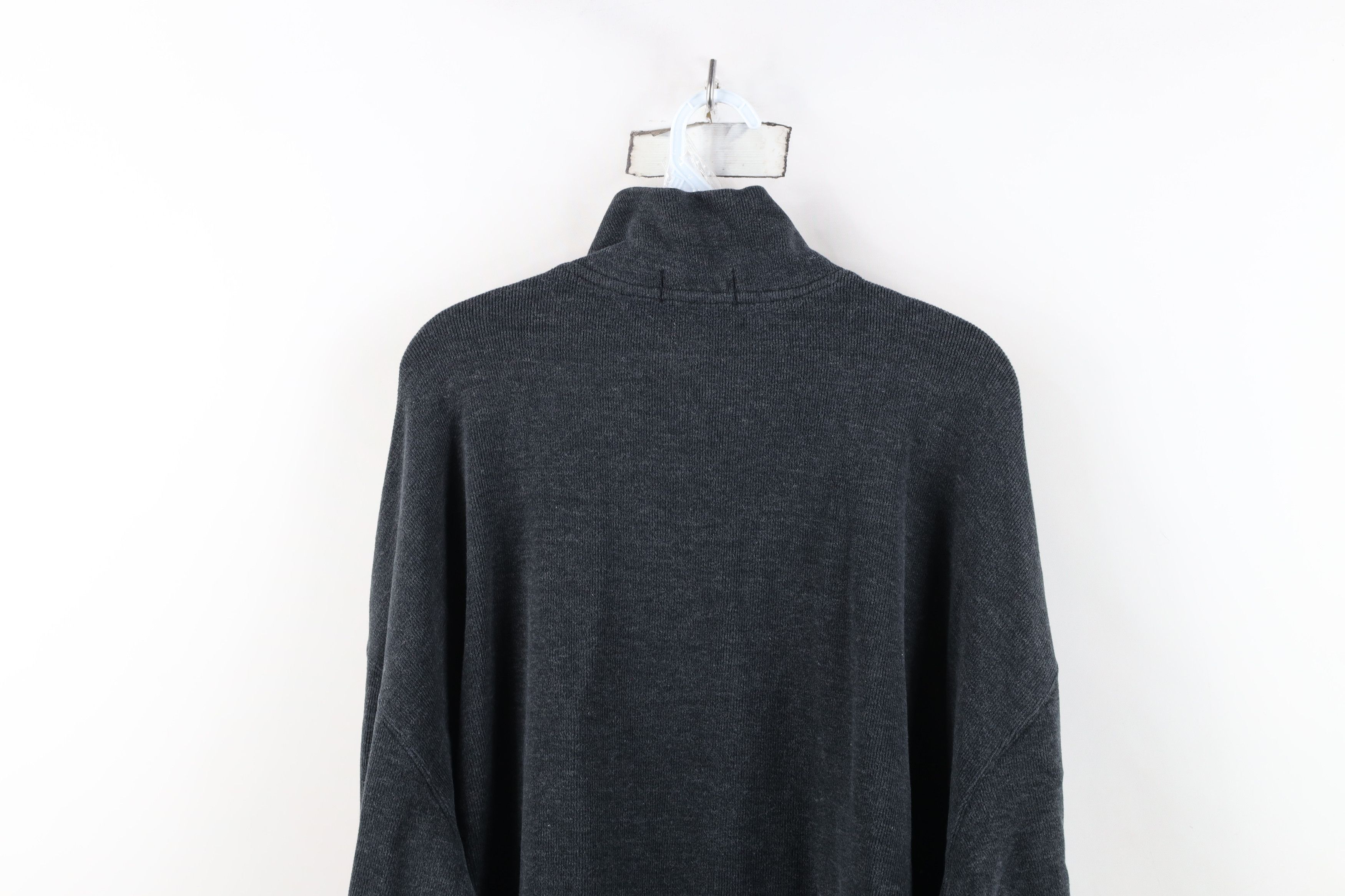 Ralph Lauren Vintage Ralph Lauren Cotton Ribbed Knit Half Zip Sweater Size US XXL / EU 58 / 5 - 13 Thumbnail