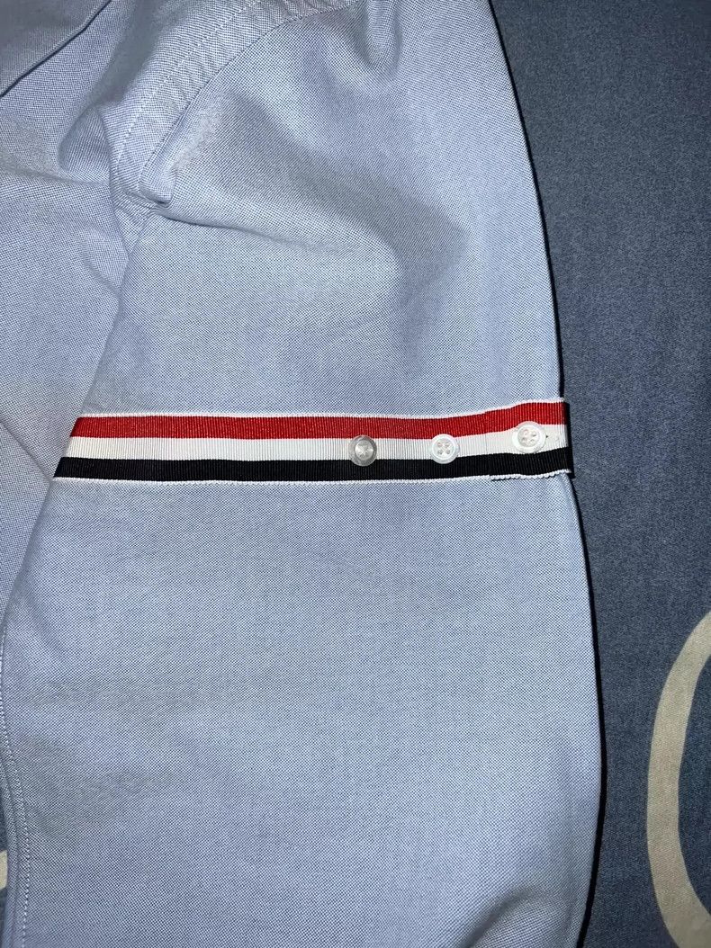 Thom Browne Thom Browne Classic color stripe large ring arm sleeve labe Size US XL / EU 56 / 4 - 5 Thumbnail