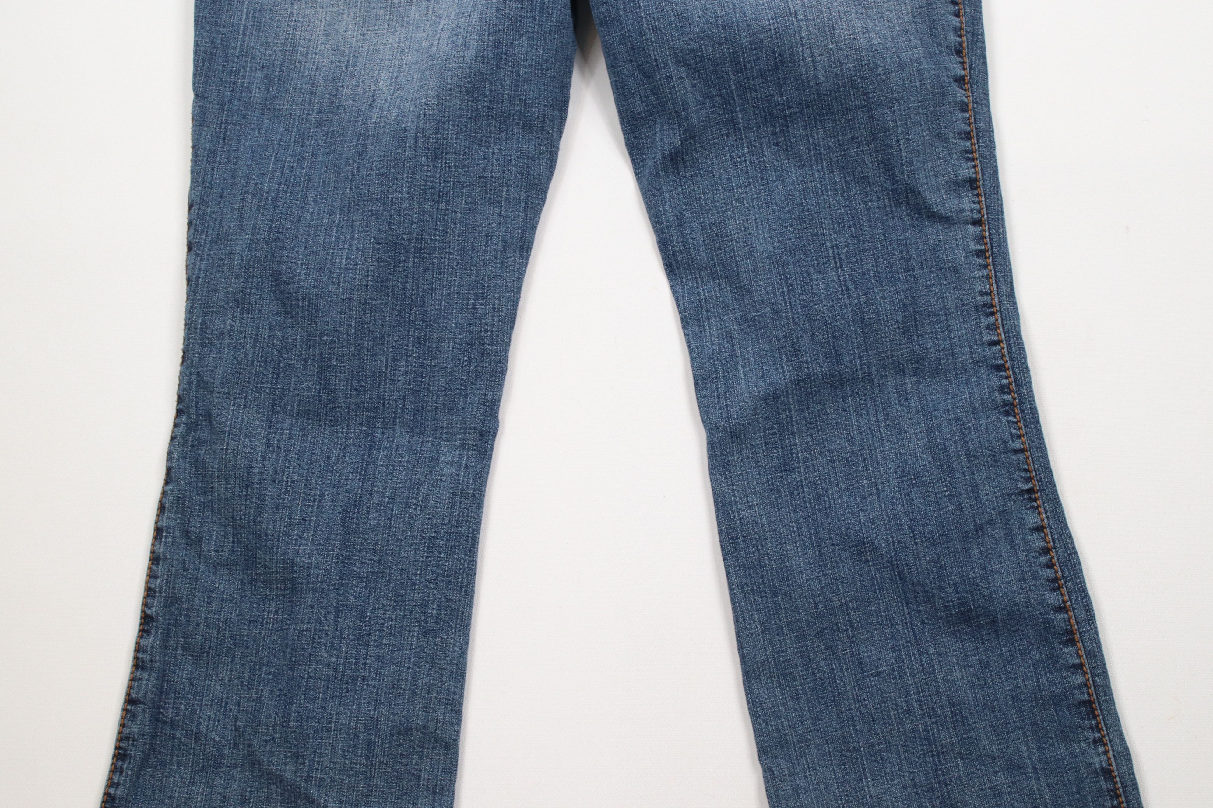 Vintage Vintage Y2K Streetwear Stretch Flared Denim Jeans Blue Size 28" / US 6 / IT 42 - 11 Thumbnail