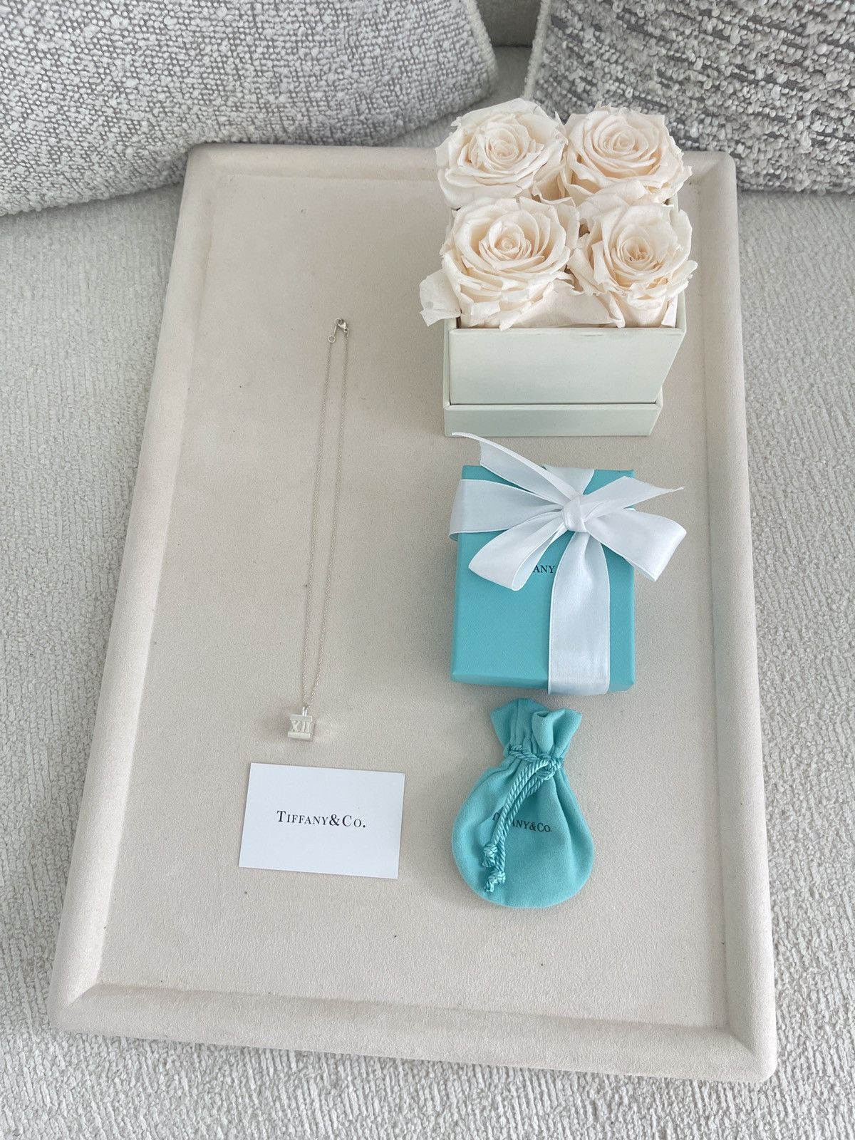 Tiffany & Co. Tiffany & Co. Atlas Cube Necklace Silver 16” NEW $500 Size ONE SIZE - 14 Thumbnail