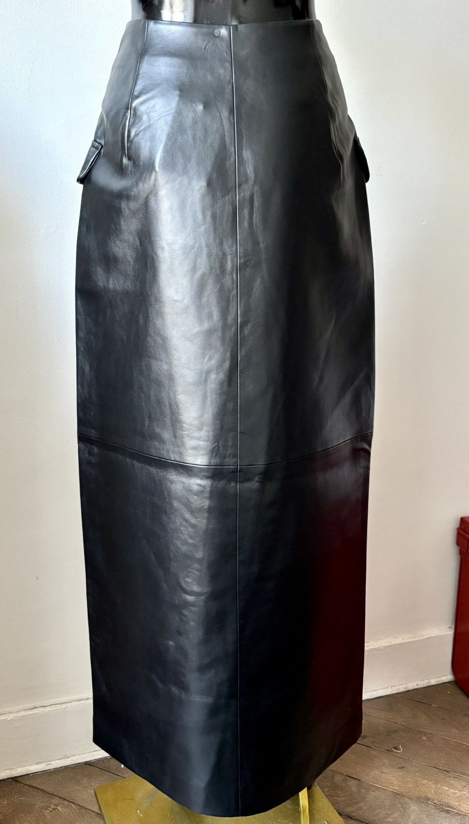 Other The Frankie Shop vegan-leather skirt size XS New Size 25" / US 0 / IT 36 - 10 Thumbnail