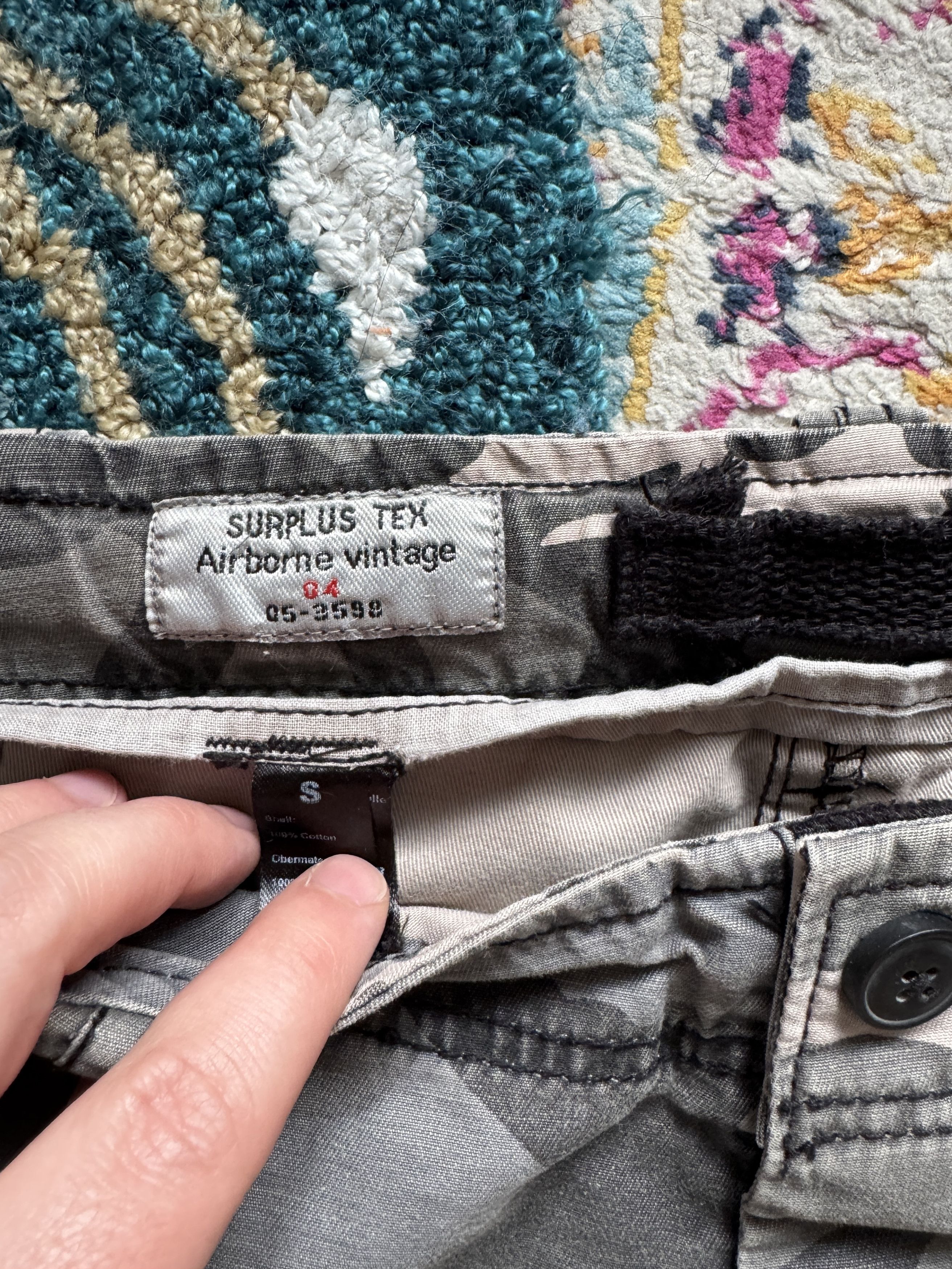 Other Vintage Airborne Milsurp Camo Cargo Pants Size US 35 - 3 Thumbnail