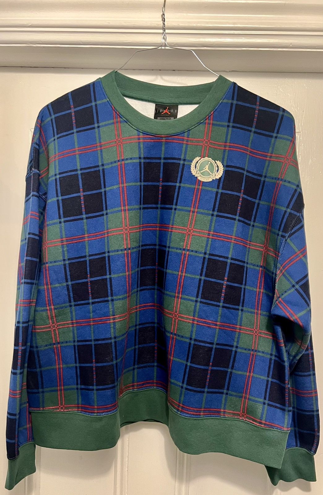 Jordan Brand × Nike Authentic Jordan Brand Brooklyn sweatsuit plaid medium women Size M / US 6-8 / IT 42-44 - 1 Thumbnail