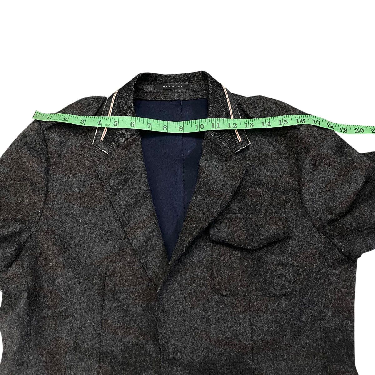 Emporio Armani Emporio Armani Camouflage Wool Blazer Jacket 46 Size EU Size 46R - 16 Thumbnail
